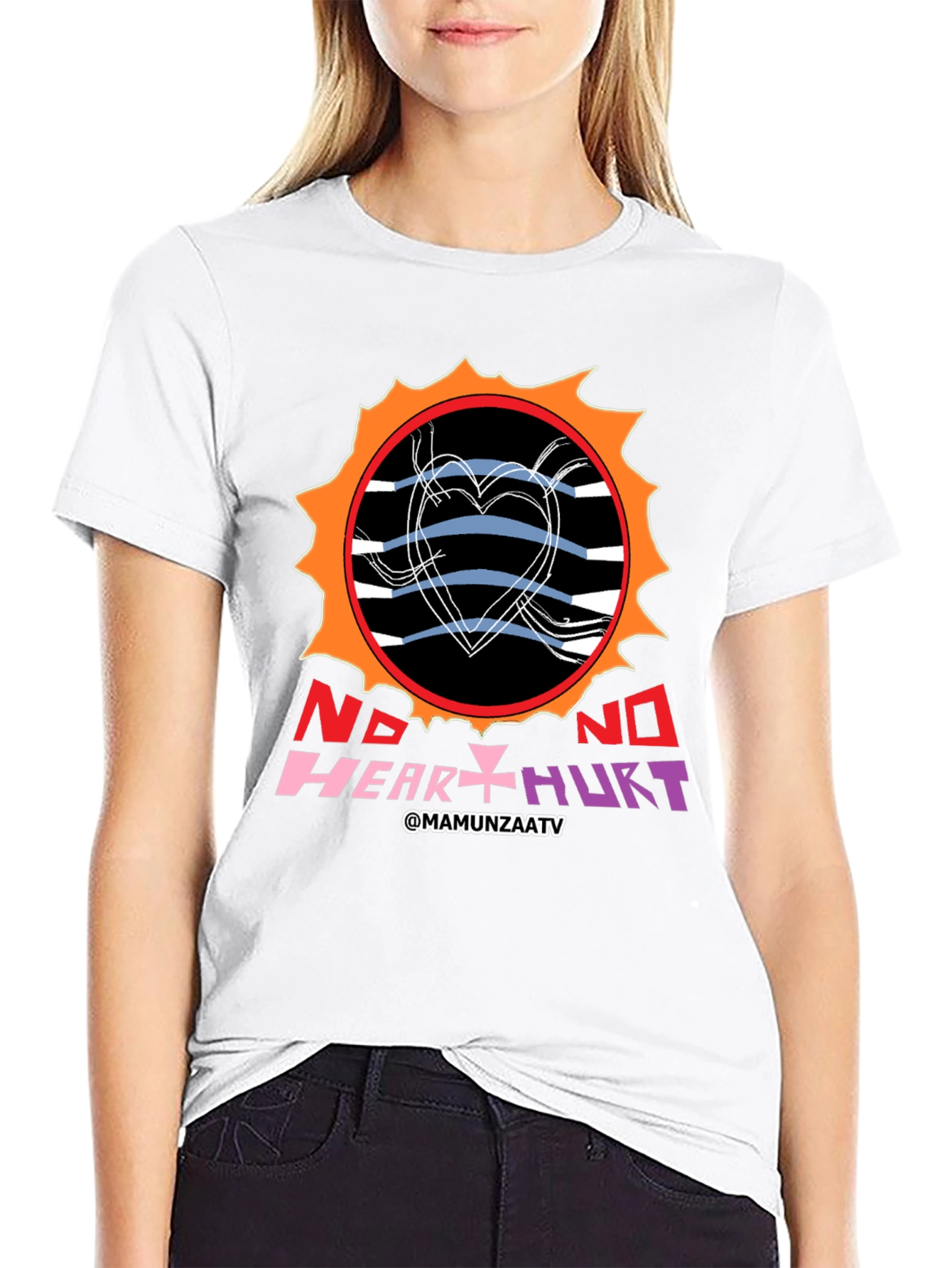 No Heart Hurt Graphic T-Shirt