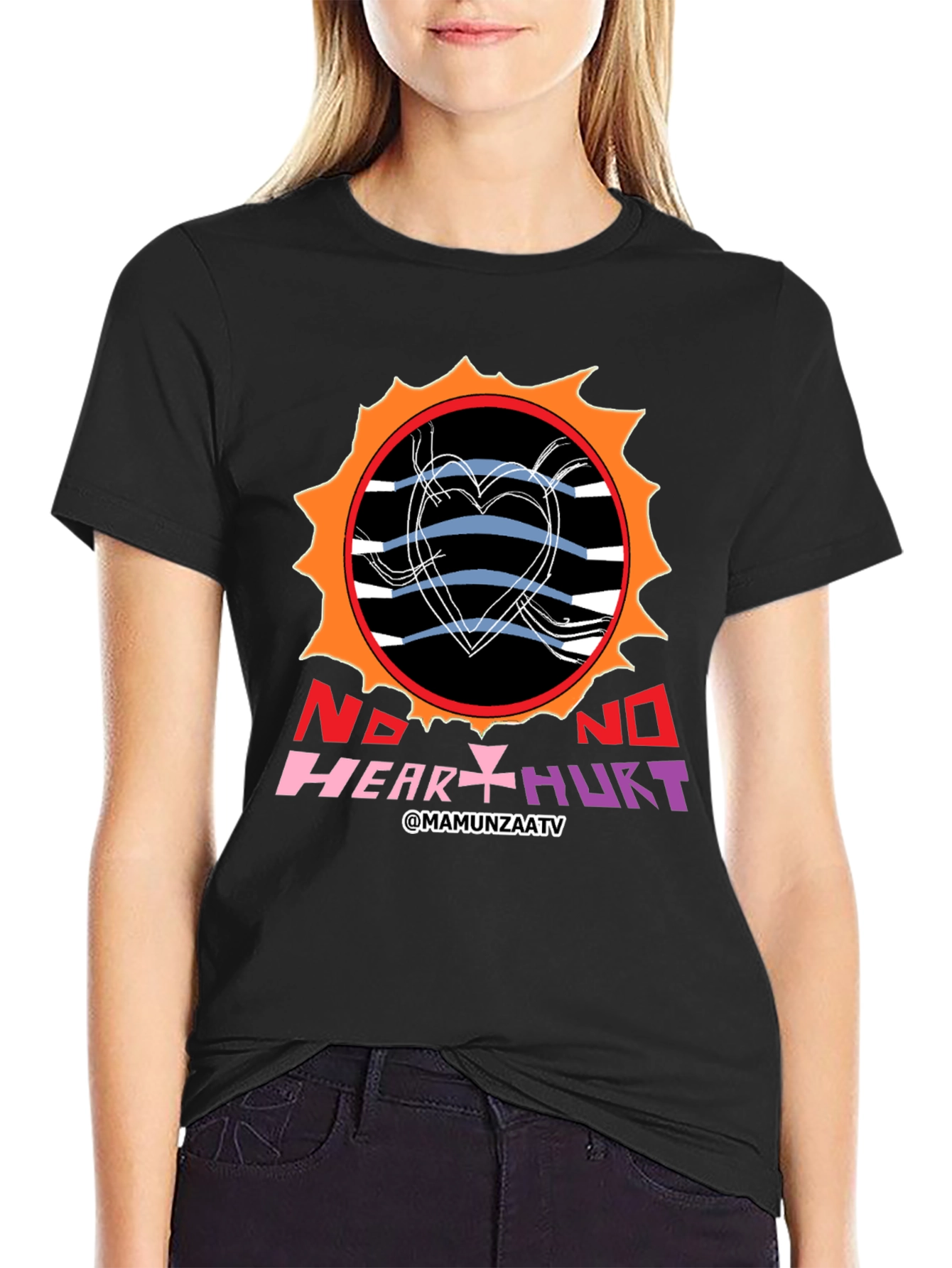 No Heart Hurt Graphic T-Shirt