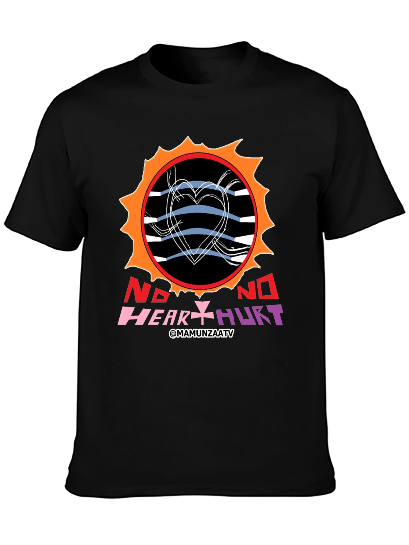 No Heart Hurt Graphic T-Shirt