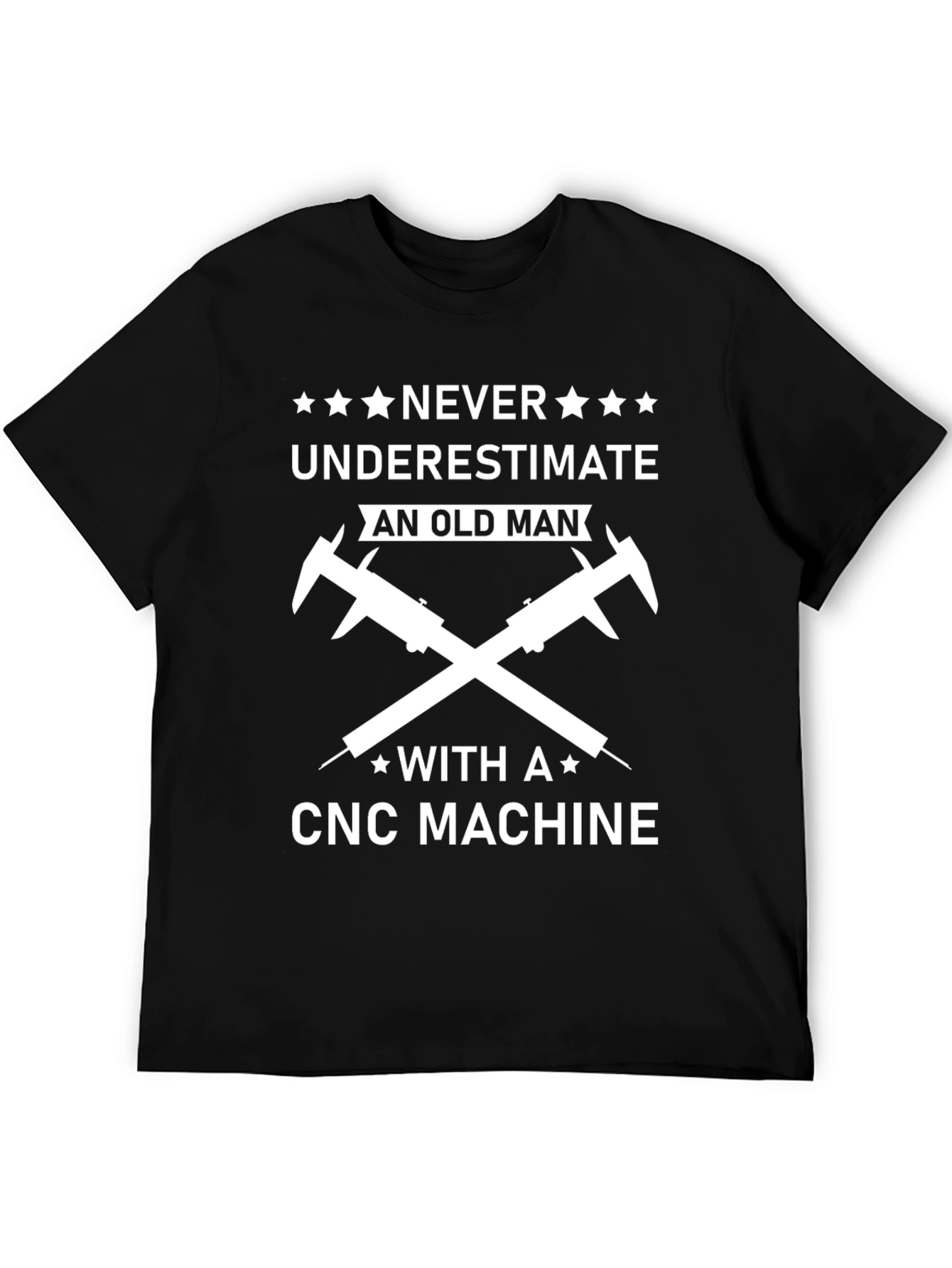 CNC Machine Old Man T-Shirt
