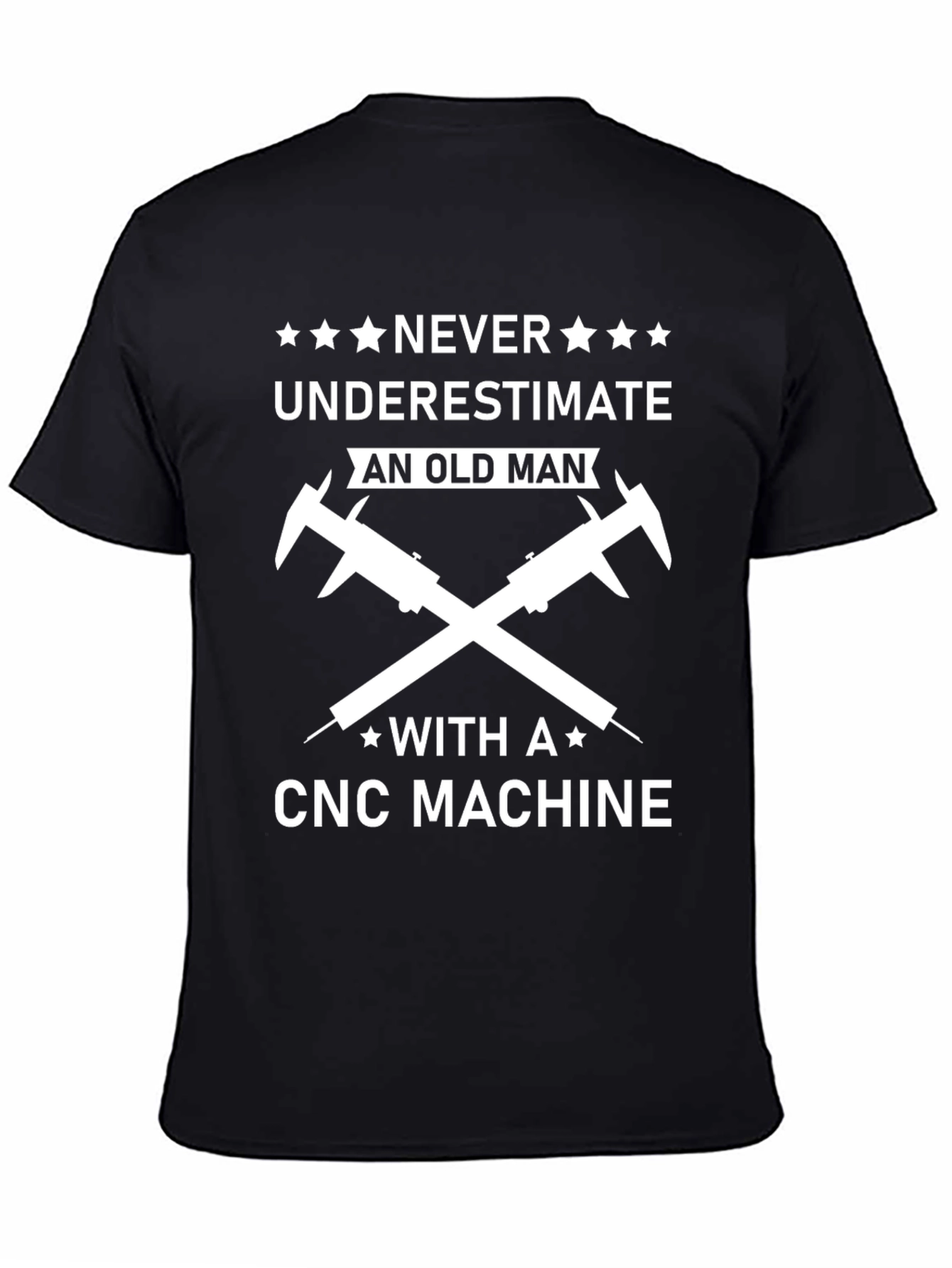 CNC Machine Old Man T-Shirt