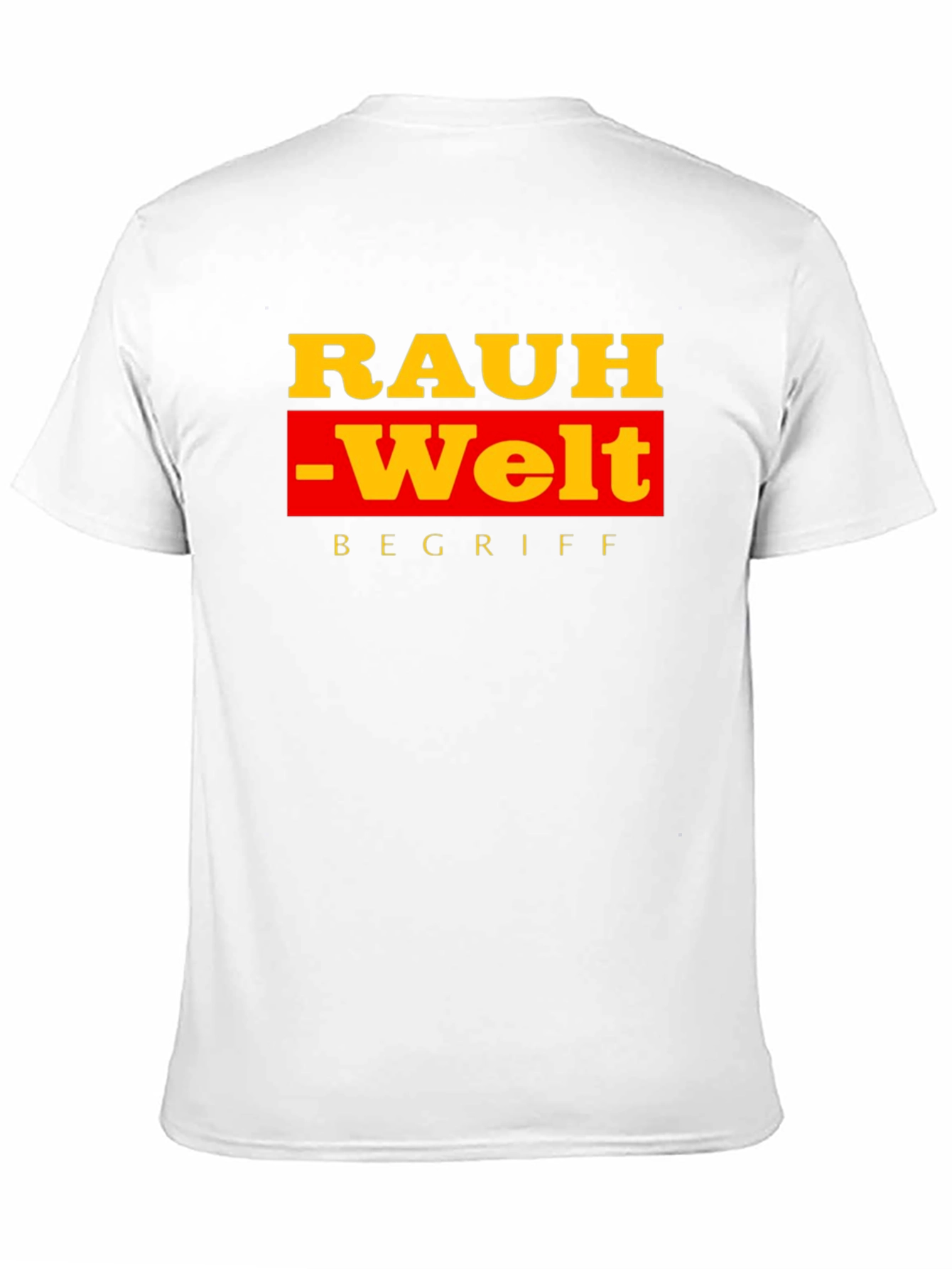 Rauh-Welt Begriff Black T-Shirt