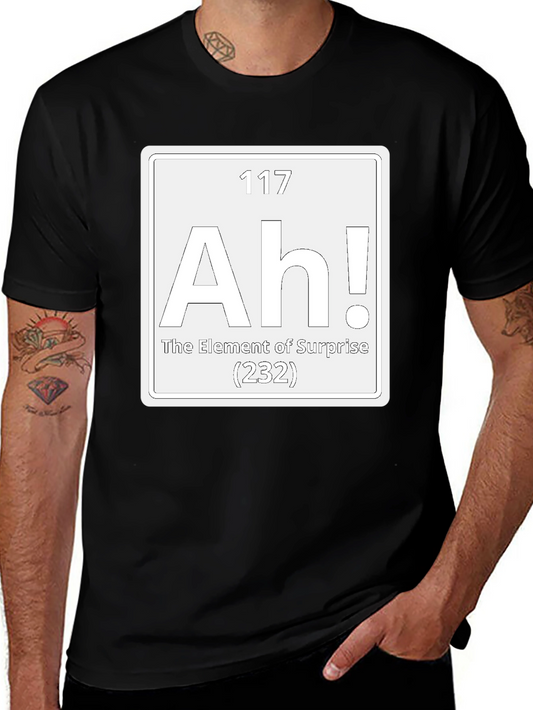 Element of Surprise T-Shirt - Funny Science Tee for Nerds