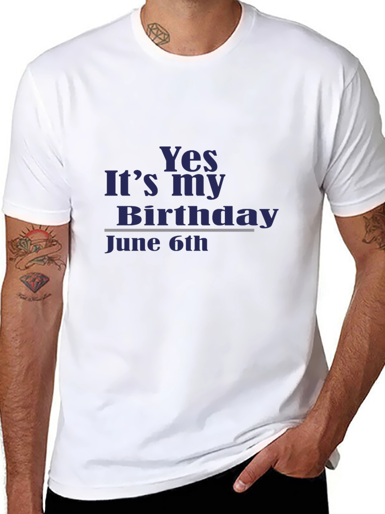 Yes It’s My Birthday June 6th T-Shirt | Birthday Party Tee | Funny Birthday Gift Shirt | Celebration Graphic Tee | Free Shipping $50+