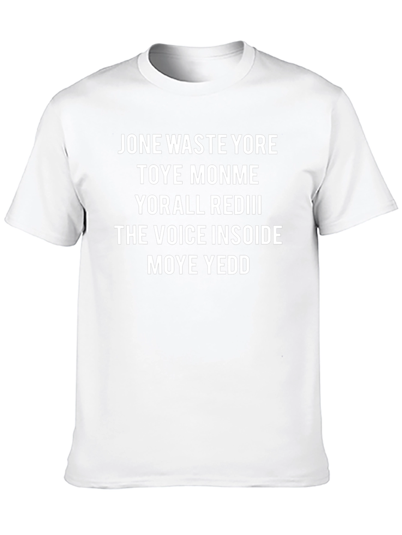 Jone Waste Yore Toye Mens Black Graphic Tee