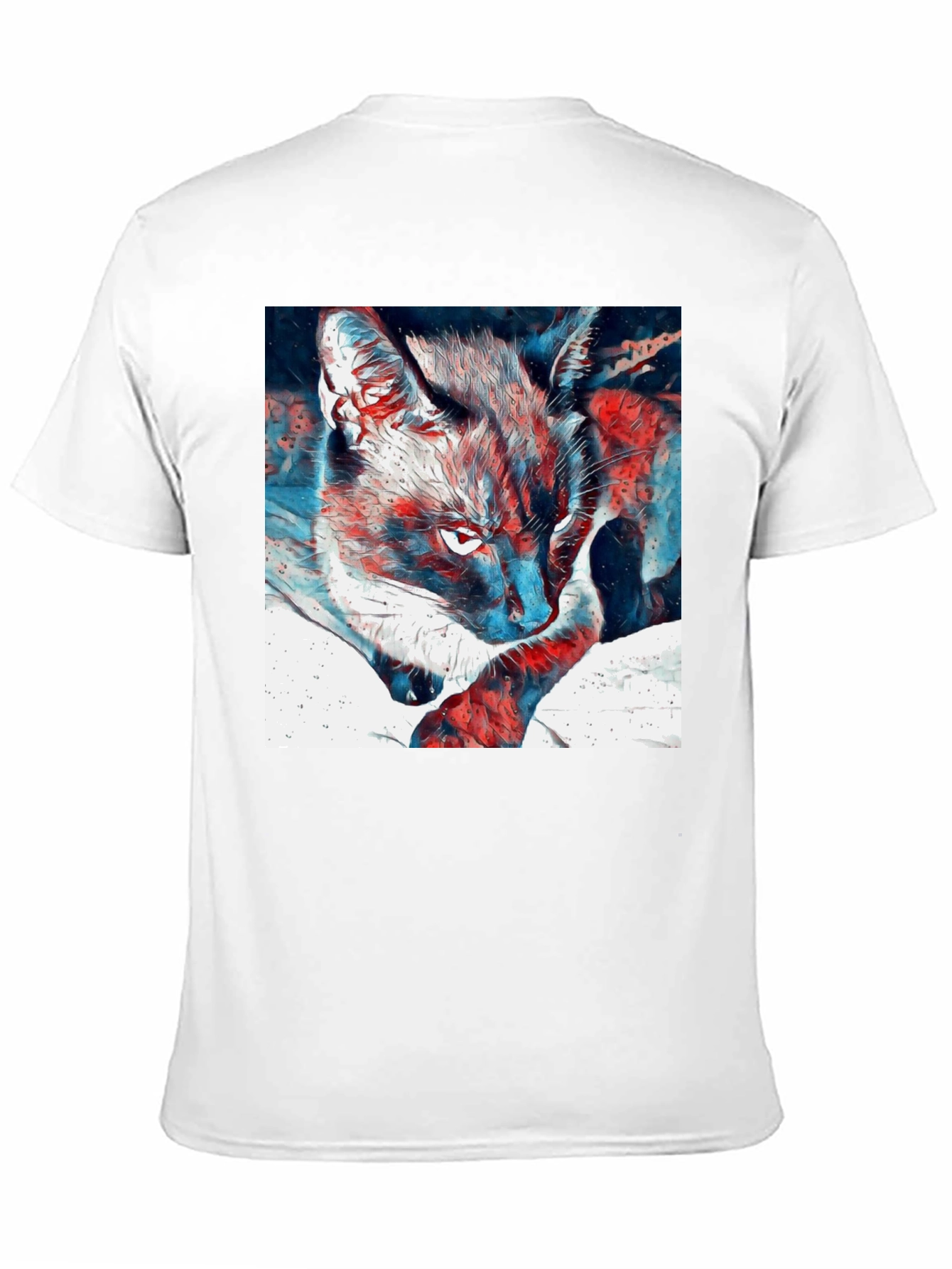 Cat Graphic T-Shirt - Cool Animal Tee
