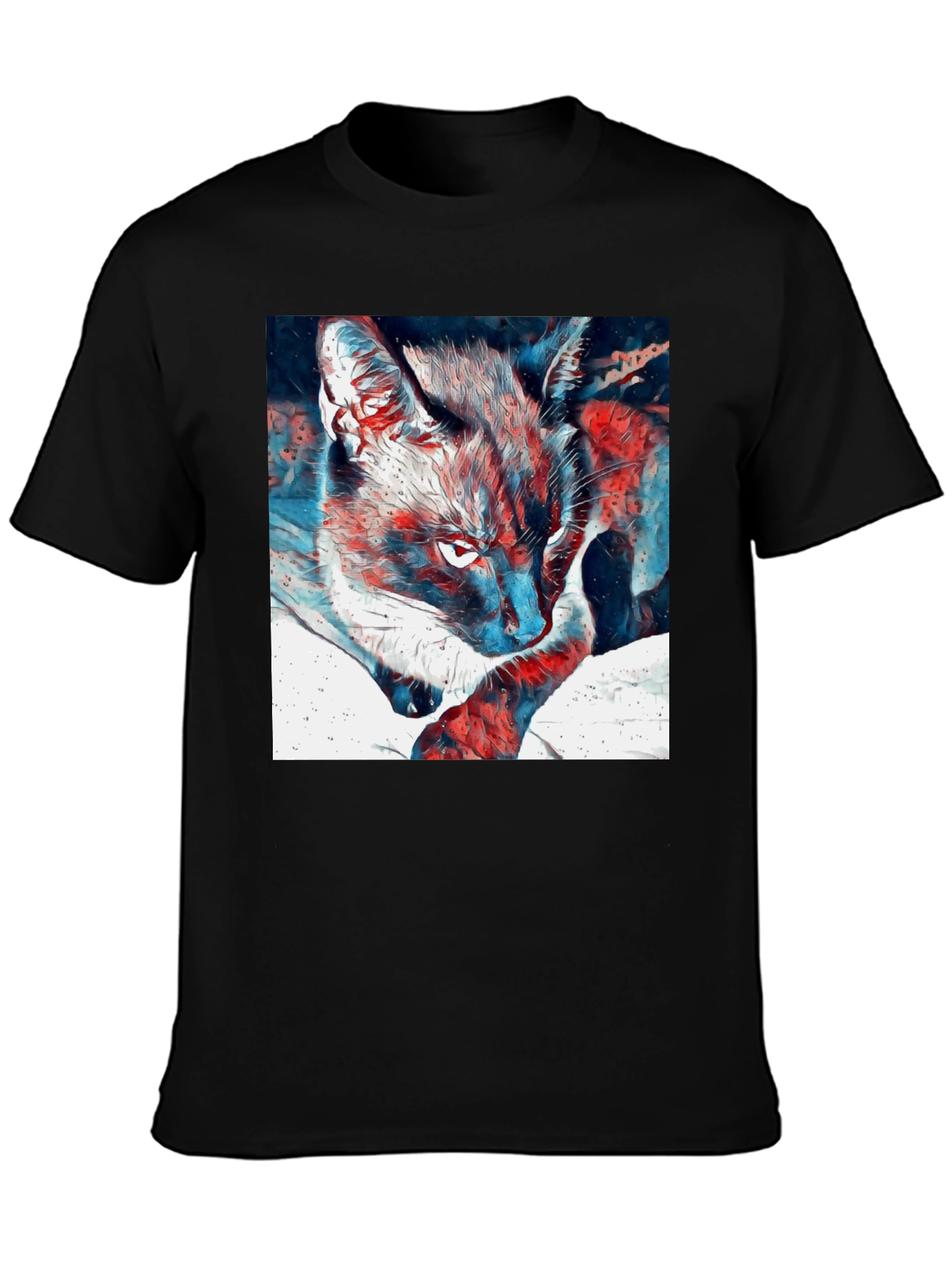 Cat Graphic T-Shirt - Cool Animal Tee