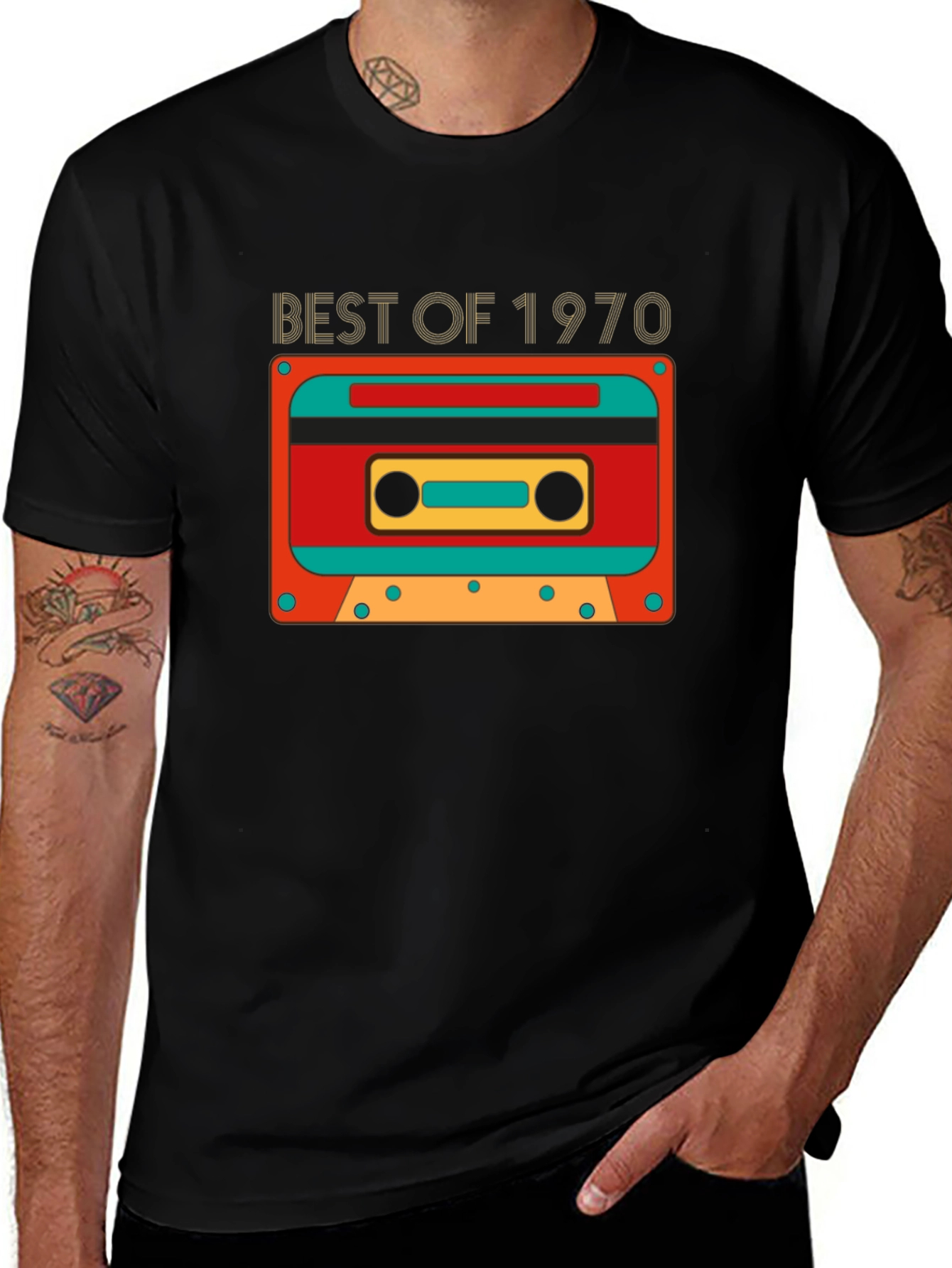 Best of 1970 Cassette Tape T-Shirt