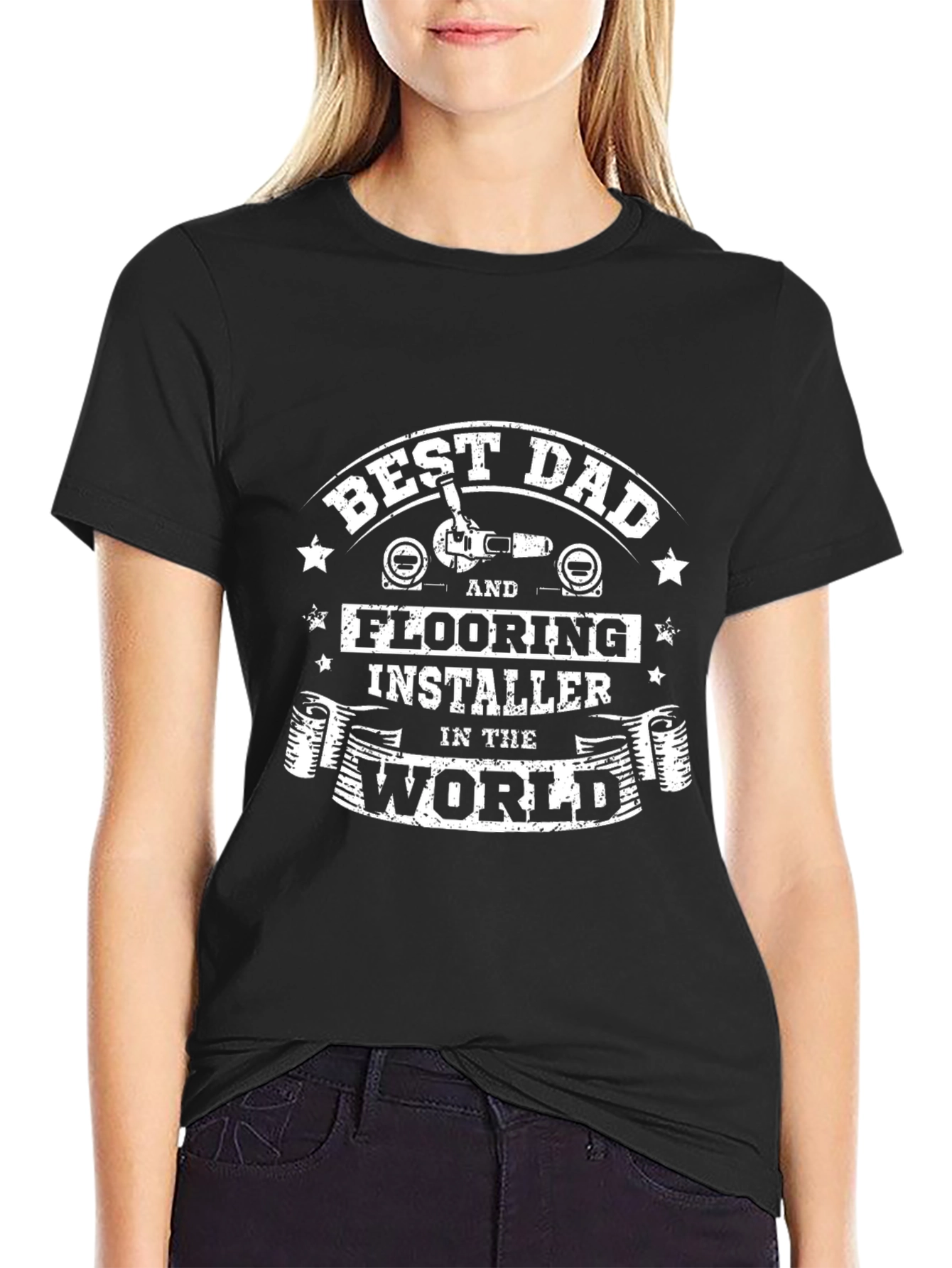 Best Dad Flooring Installer T-Shirt