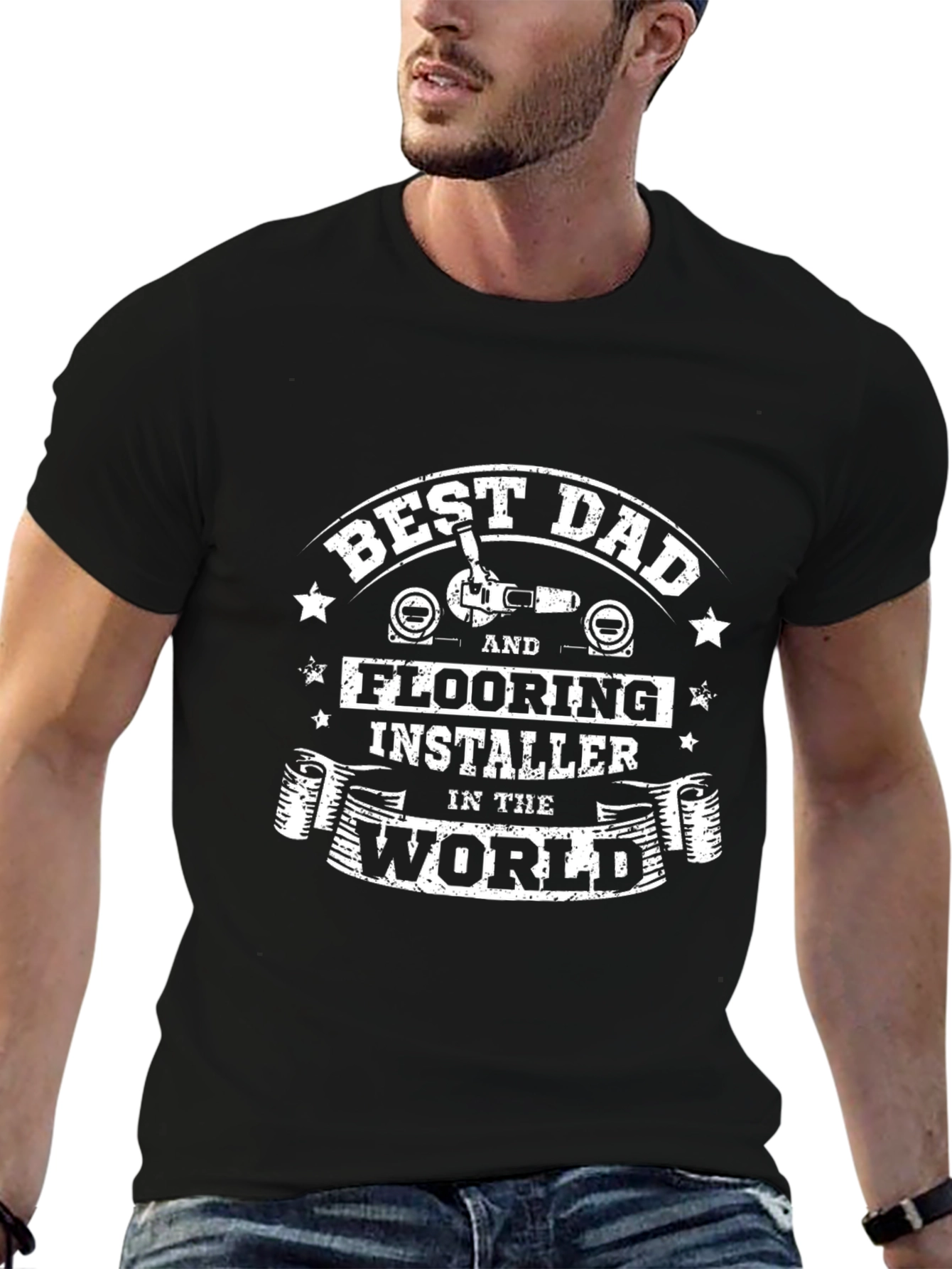 Best Dad Flooring Installer T-Shirt