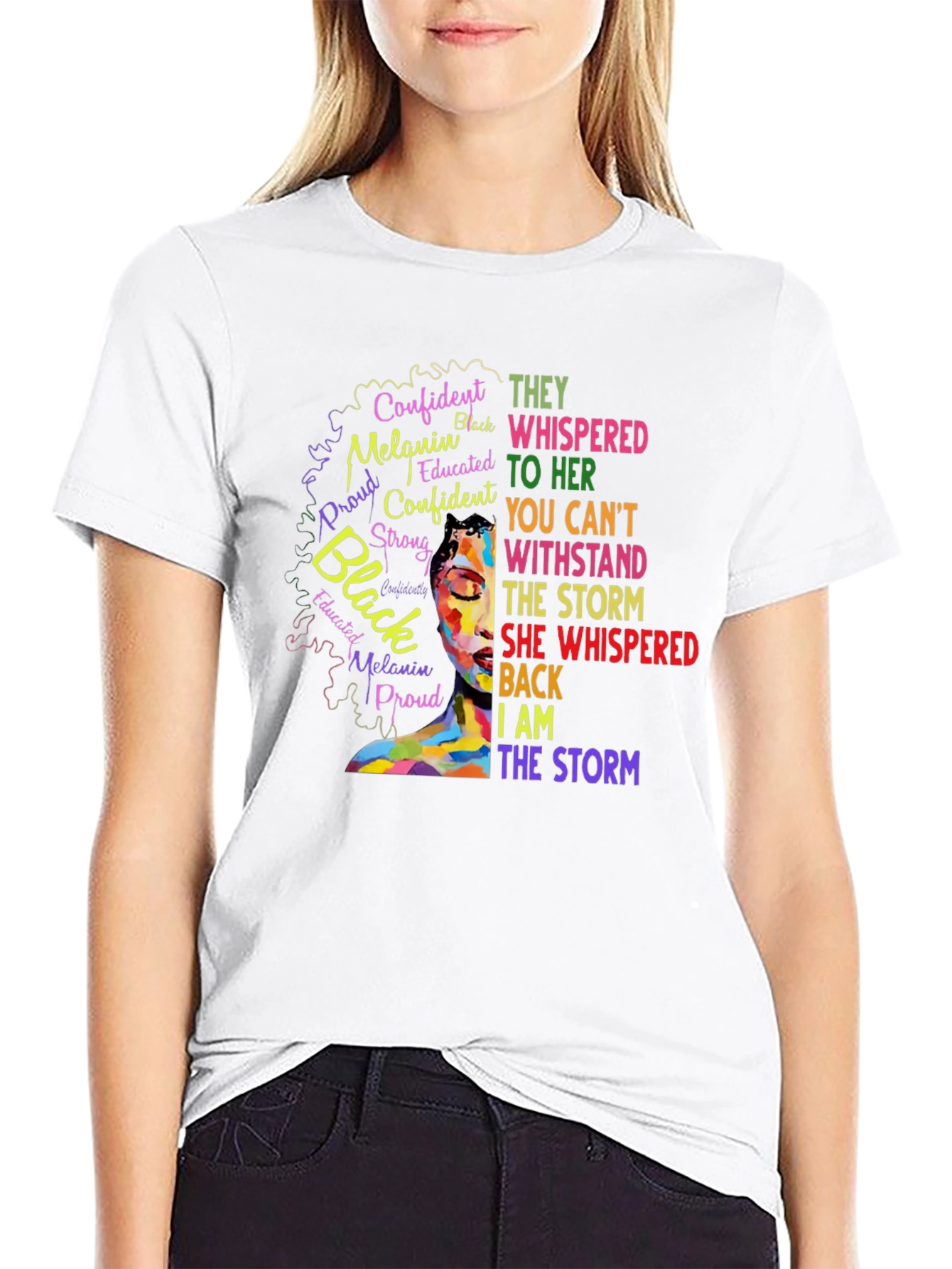Empowered Black Woman T-Shirt: I Am The Storm