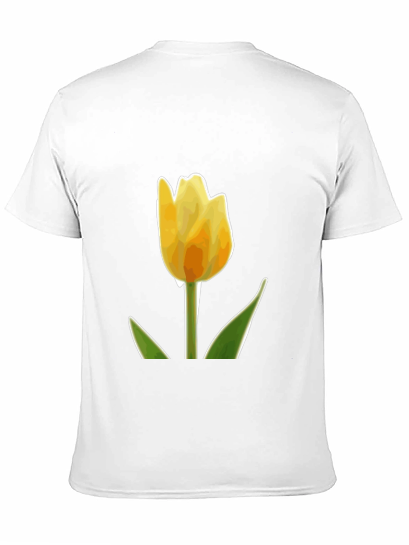 Yellow Tulip Graphic T-Shirt | Menswear