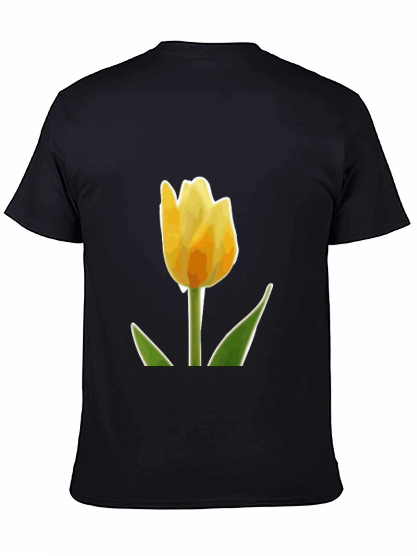 Yellow Tulip Graphic T-Shirt | Menswear