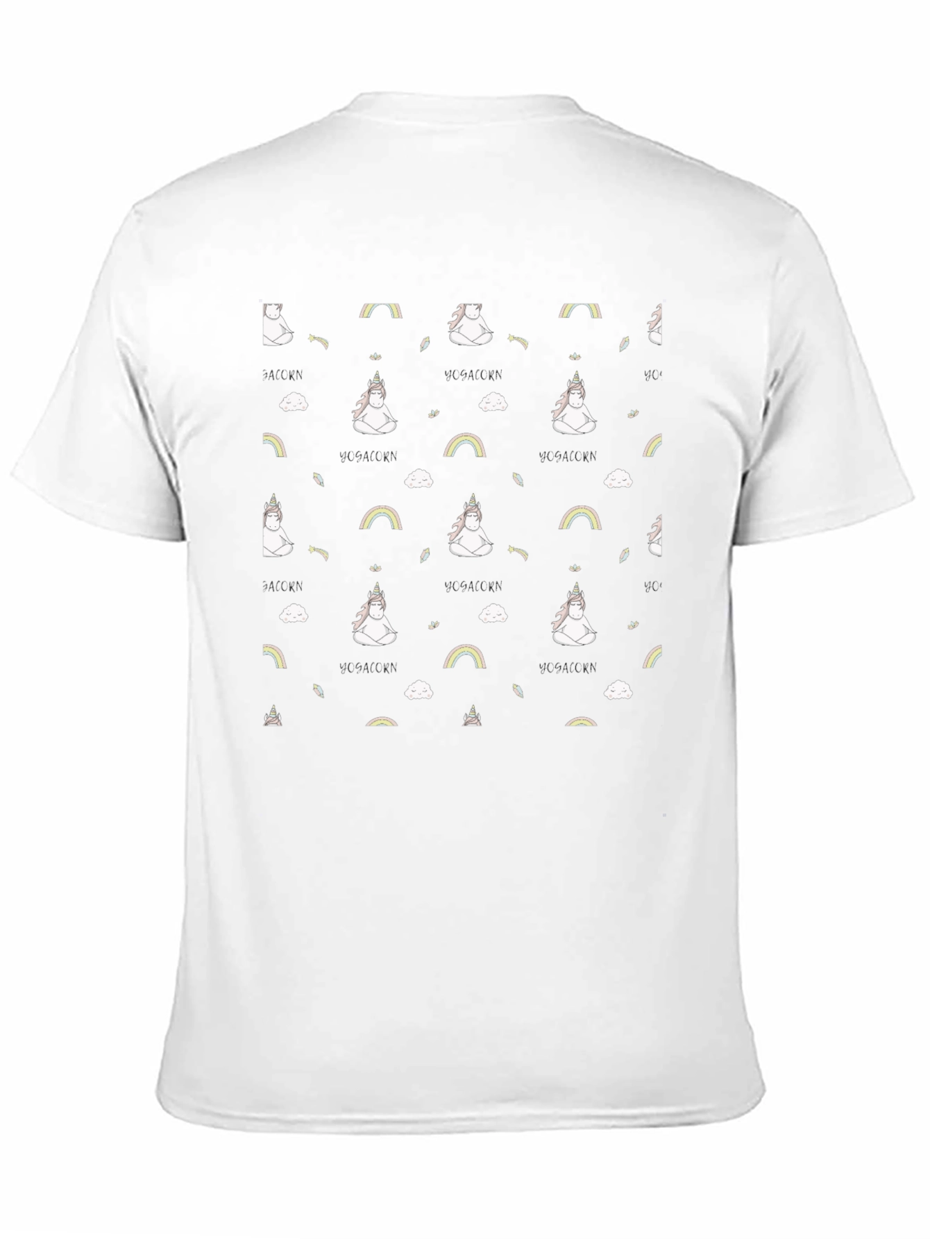 Yoga Unicorn Black T-Shirt
