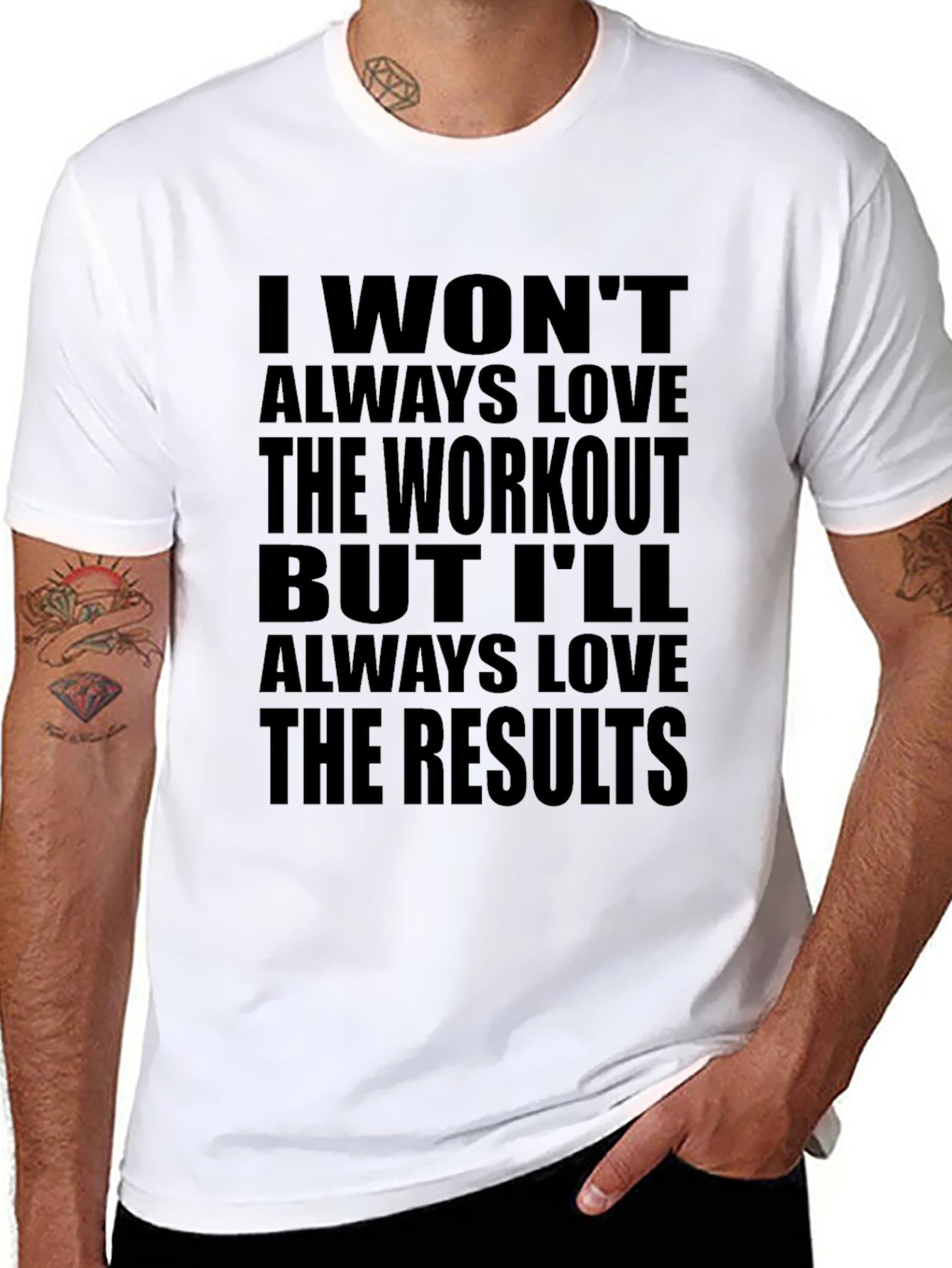 Workout Motivation T-Shirt - Love the Results!
