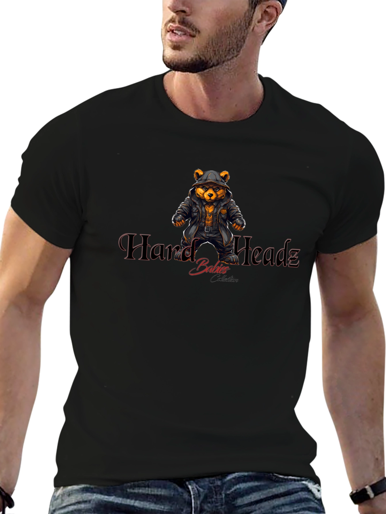 Hard Headz Babies Collection Black T-Shirt