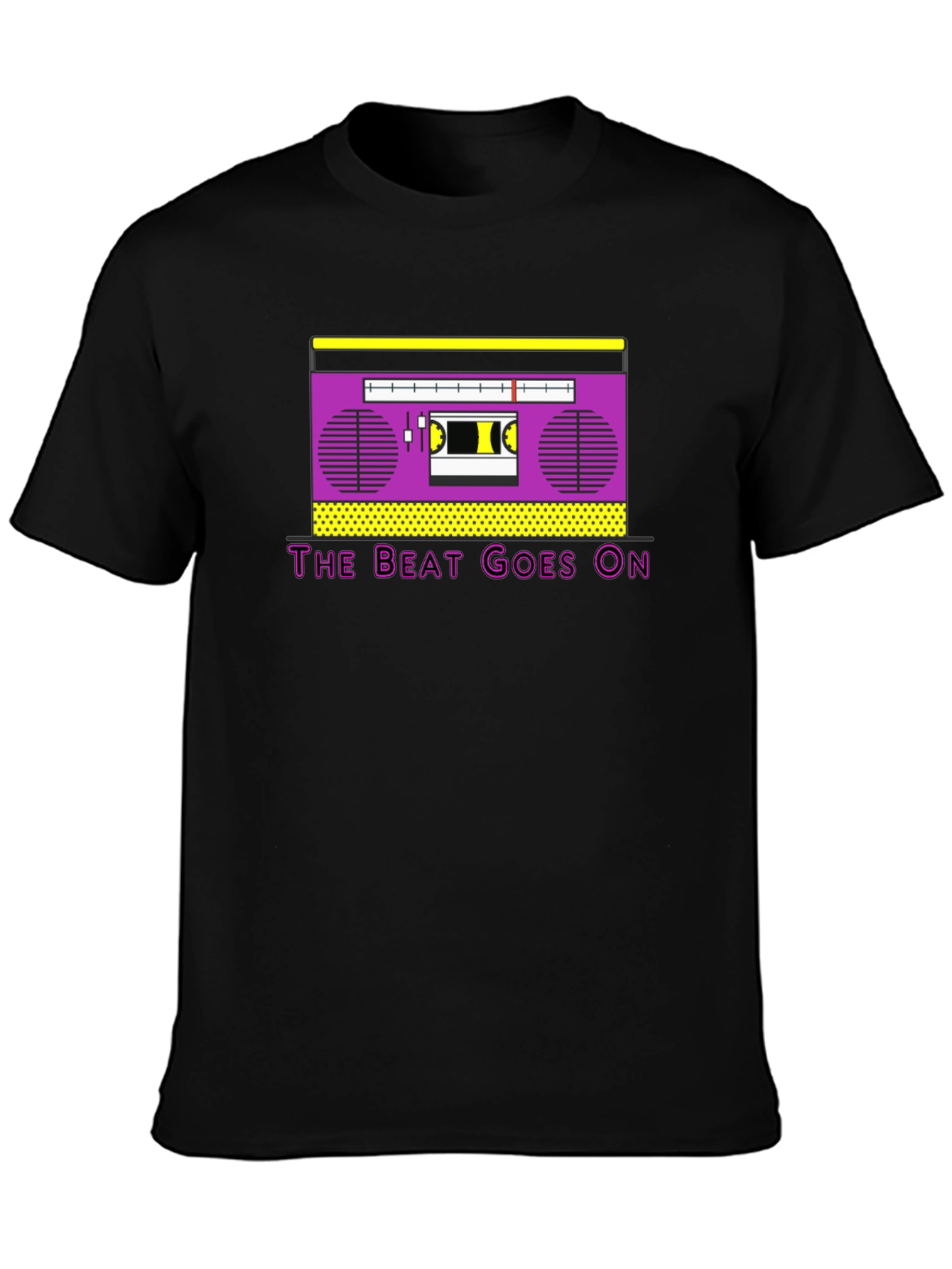 Retro Boombox T-Shirt - The Beat Goes On