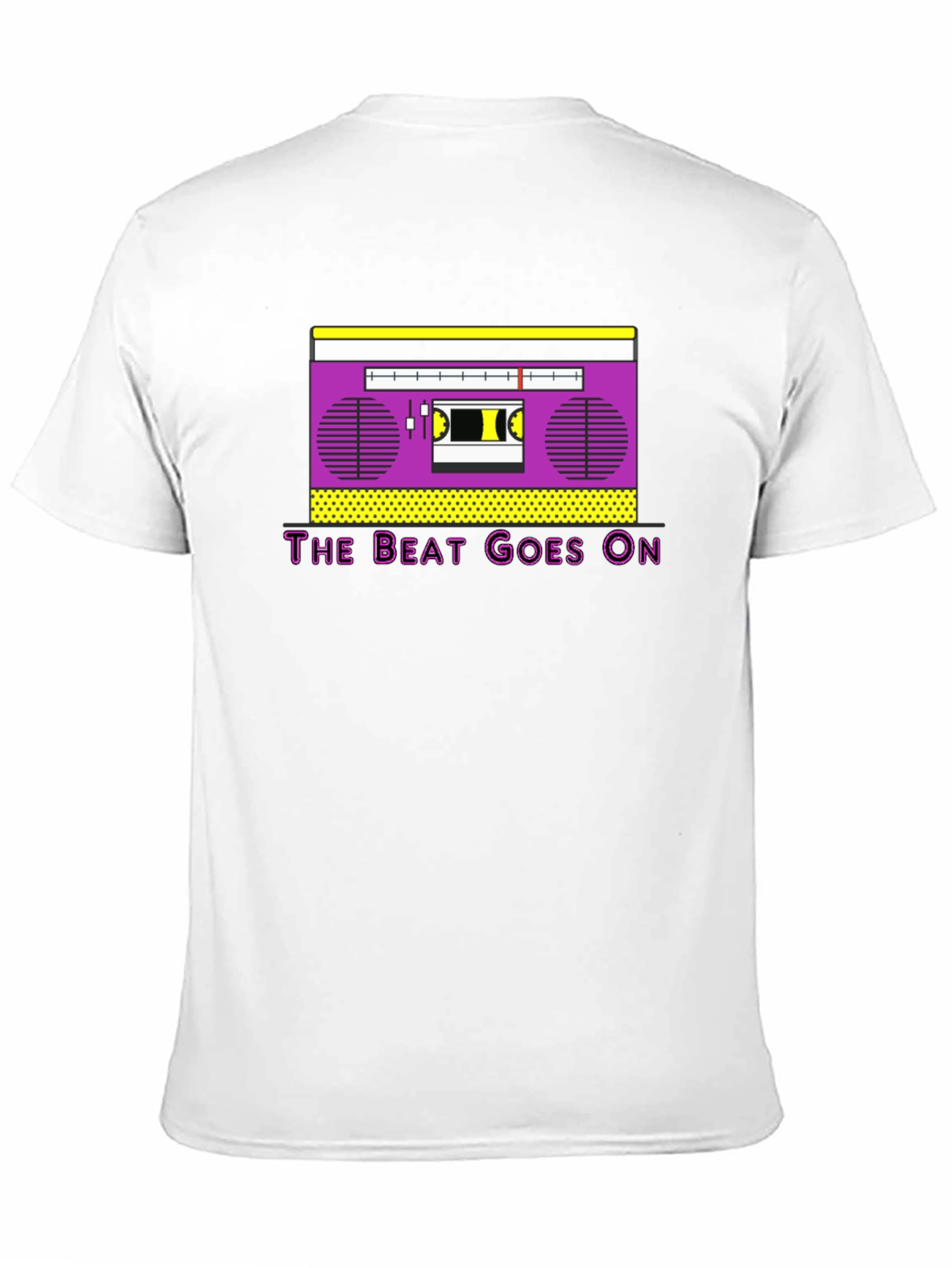 Retro Boombox T-Shirt - The Beat Goes On