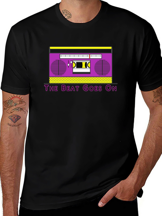 Retro Boombox T-Shirt - The Beat Goes On