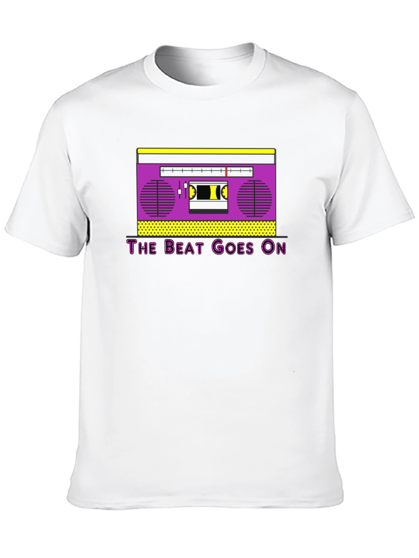 Retro Boombox T-Shirt - The Beat Goes On