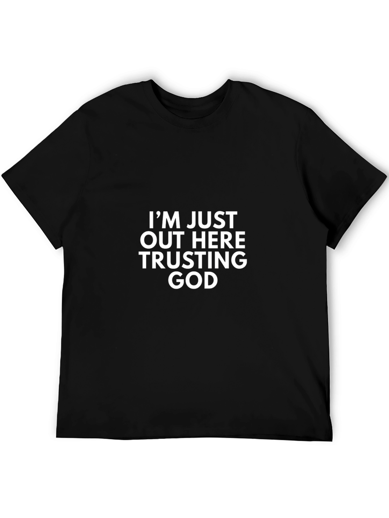 Trusting God Black T-Shirt