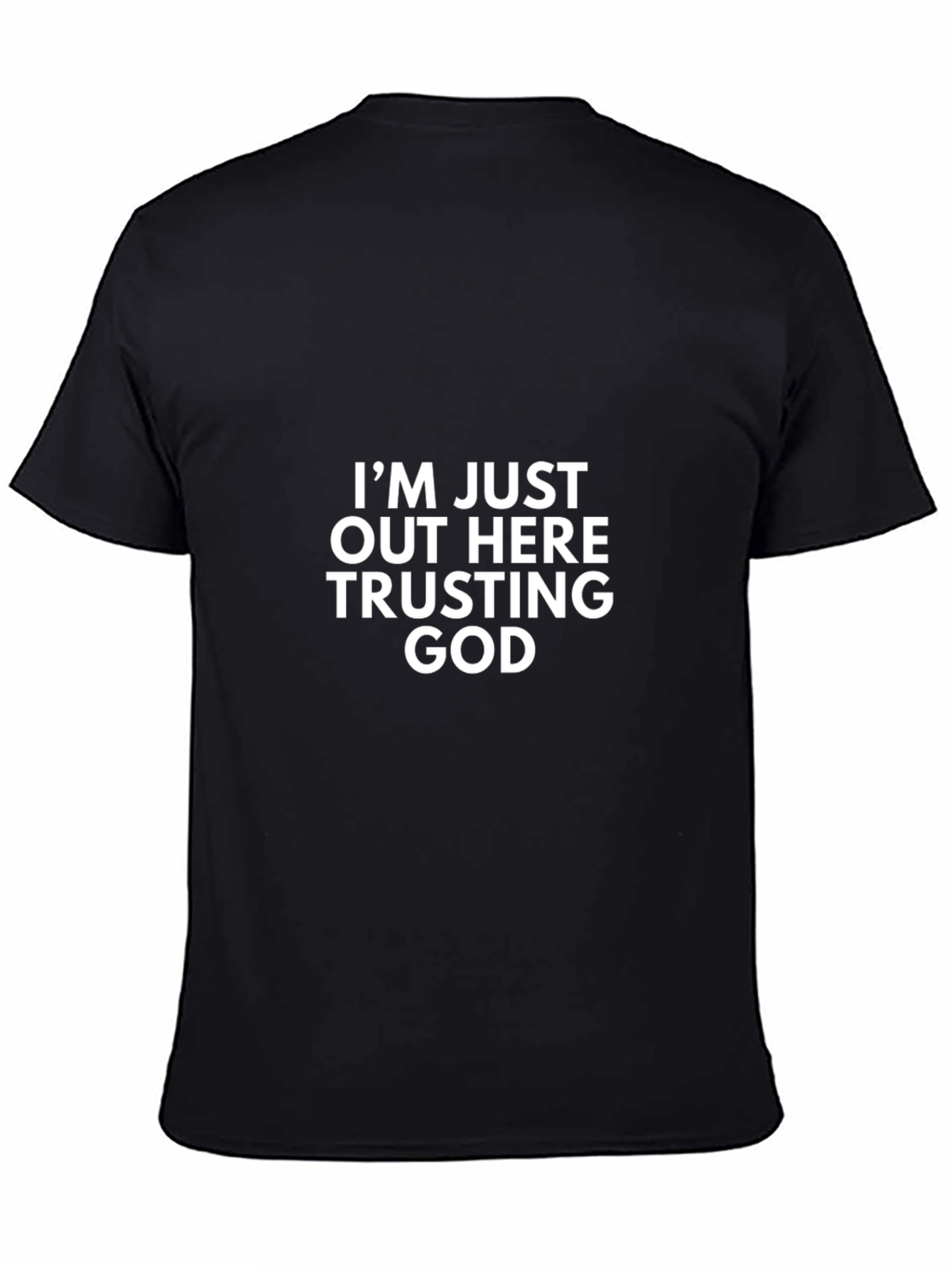 Trusting God Black T-Shirt