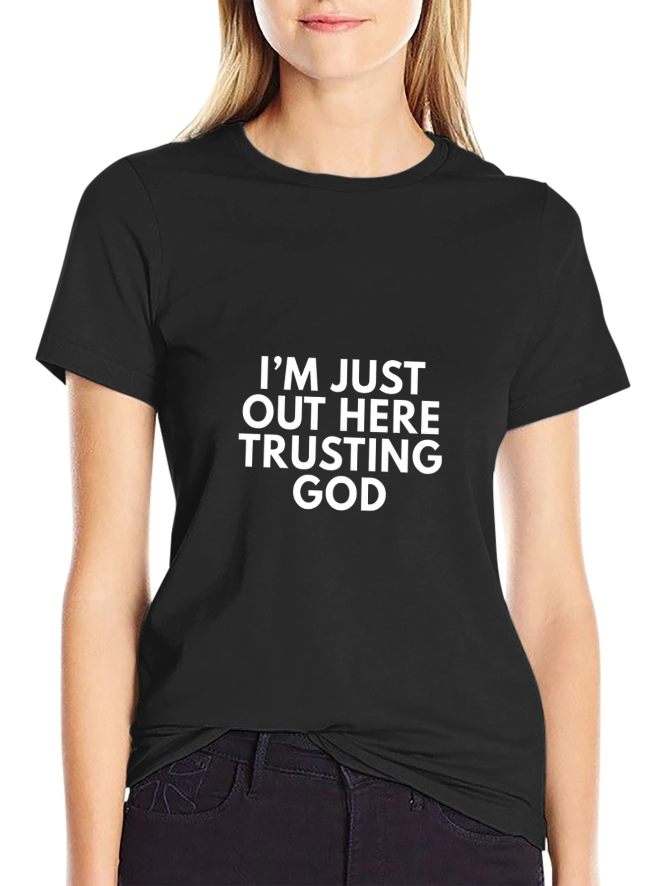 Trusting God Black T-Shirt