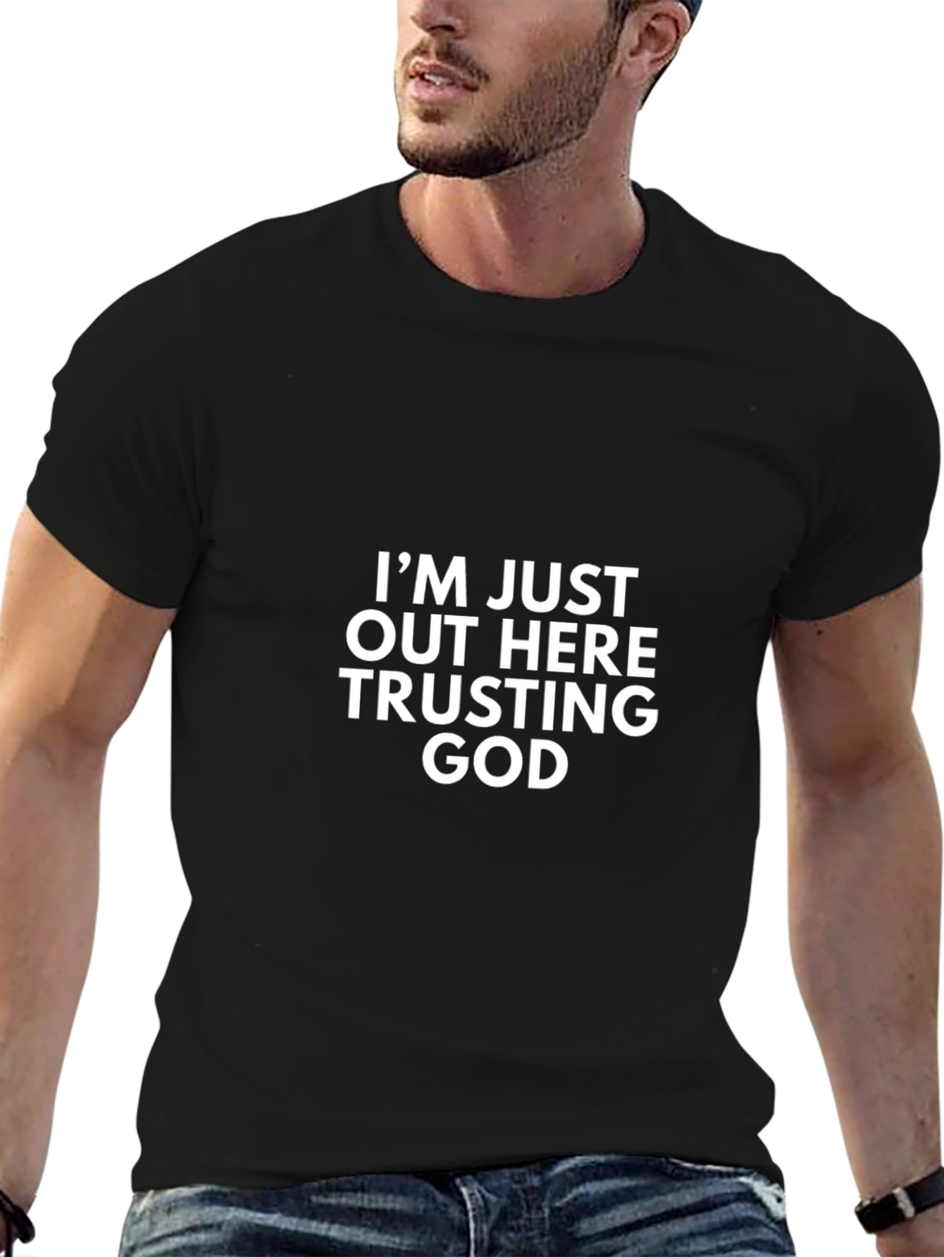 Trusting God Black T-Shirt
