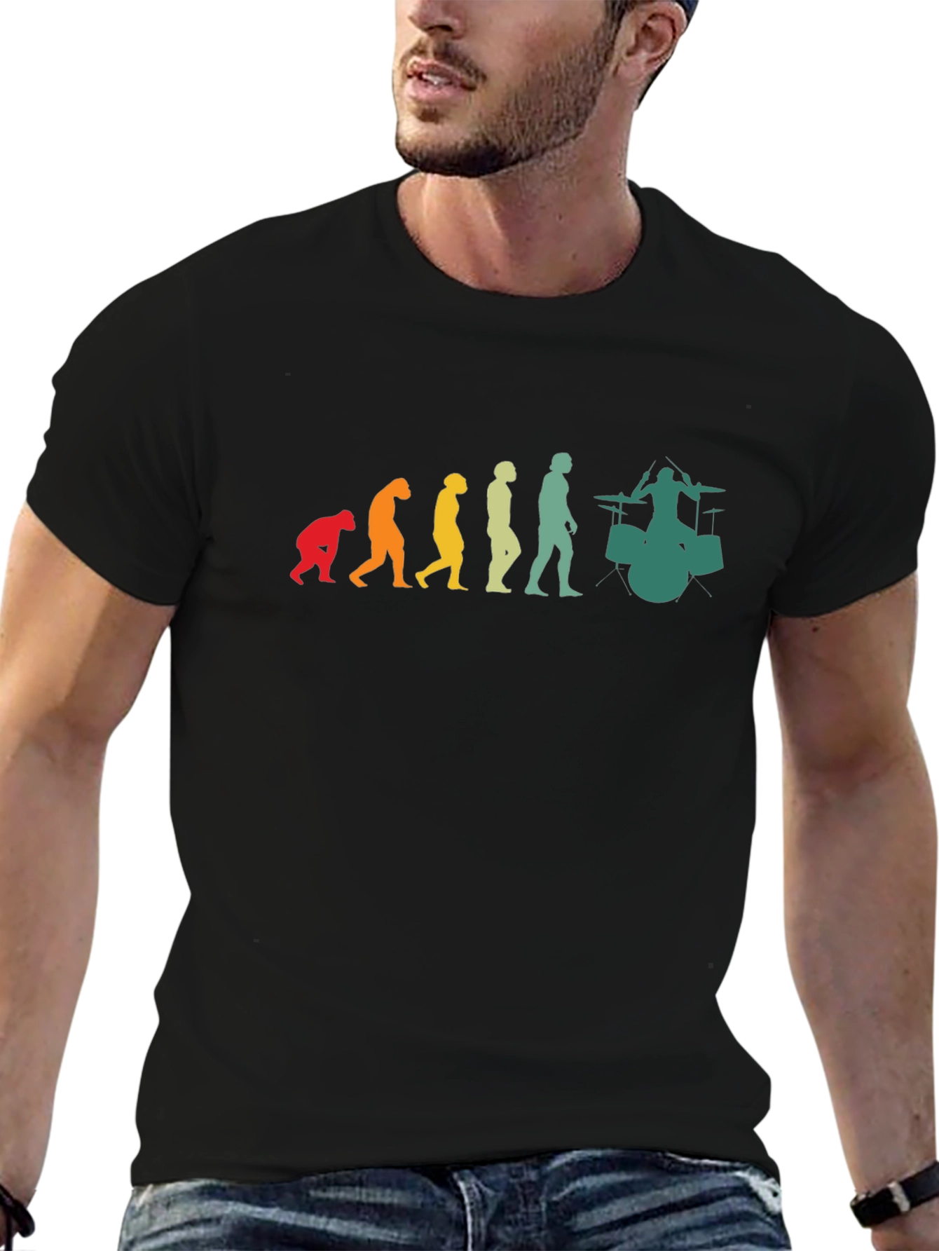 Evolution of Drumming T-Shirt