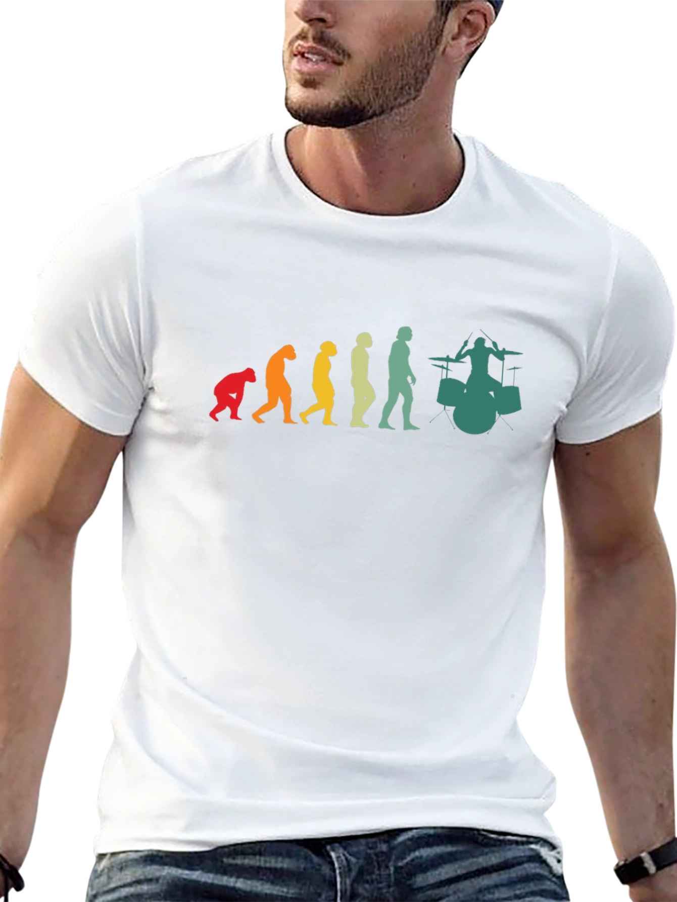 Evolution of Drumming T-Shirt