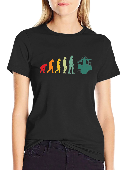 Evolution of Drumming T-Shirt
