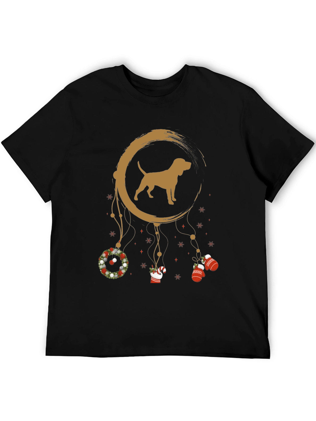 Dog Dreamcatcher Christmas T-Shirt – Festive Dog Lover Tee