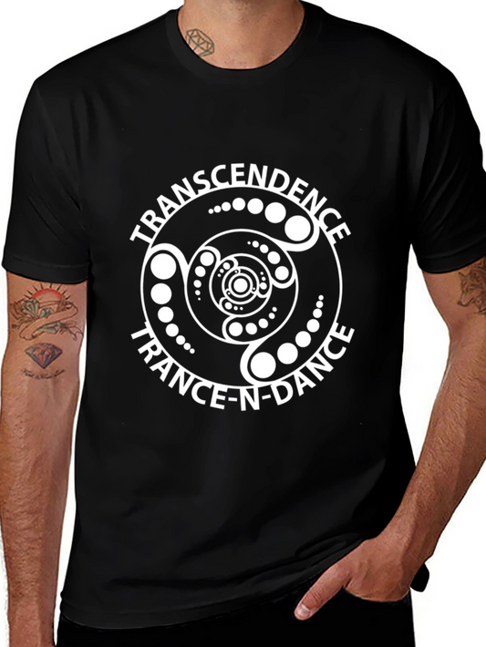 Transcendence Trance-N-Dance Black Graphic Tee