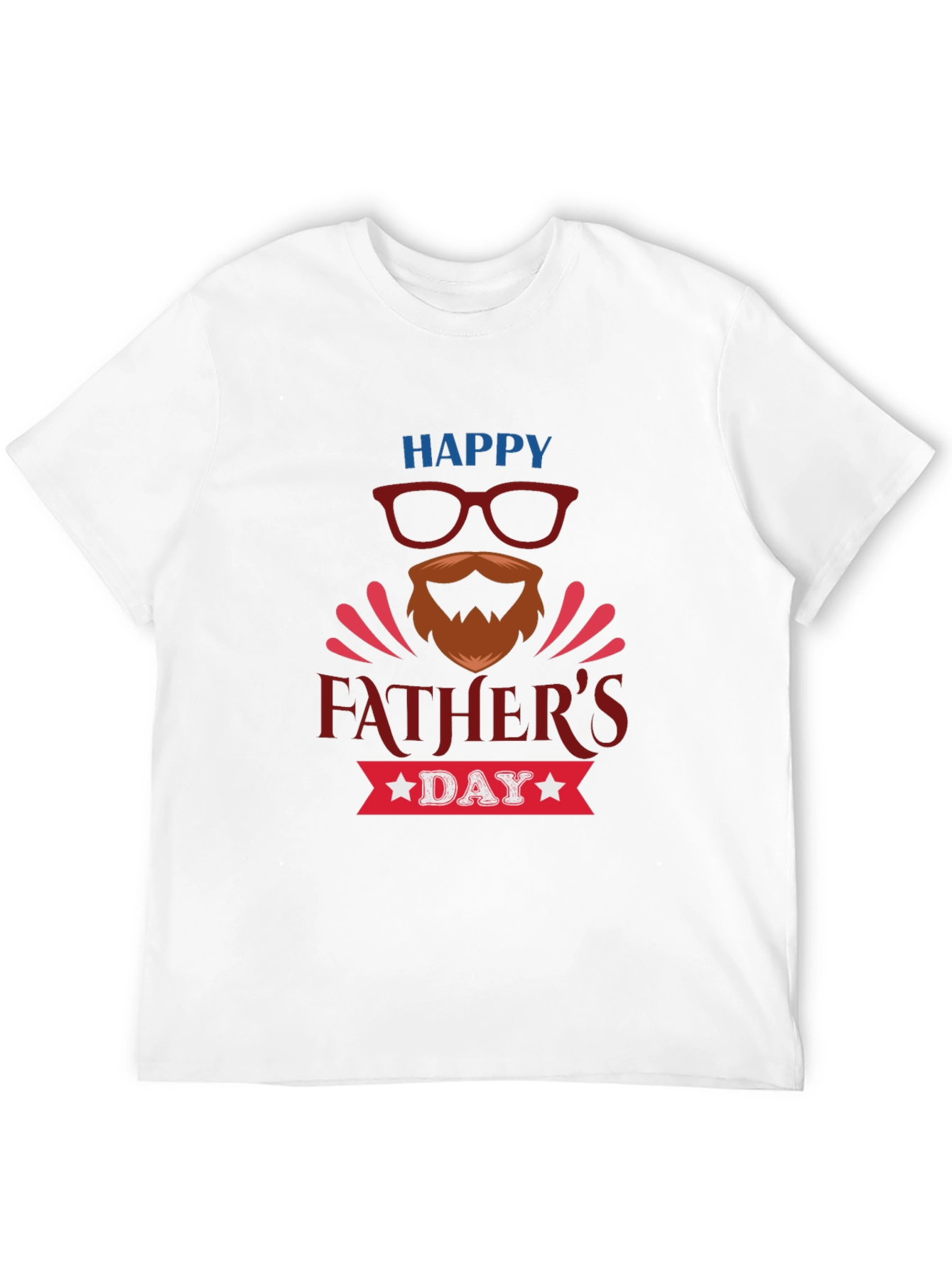 Happy Fathers Day T-Shirt - Black Tee