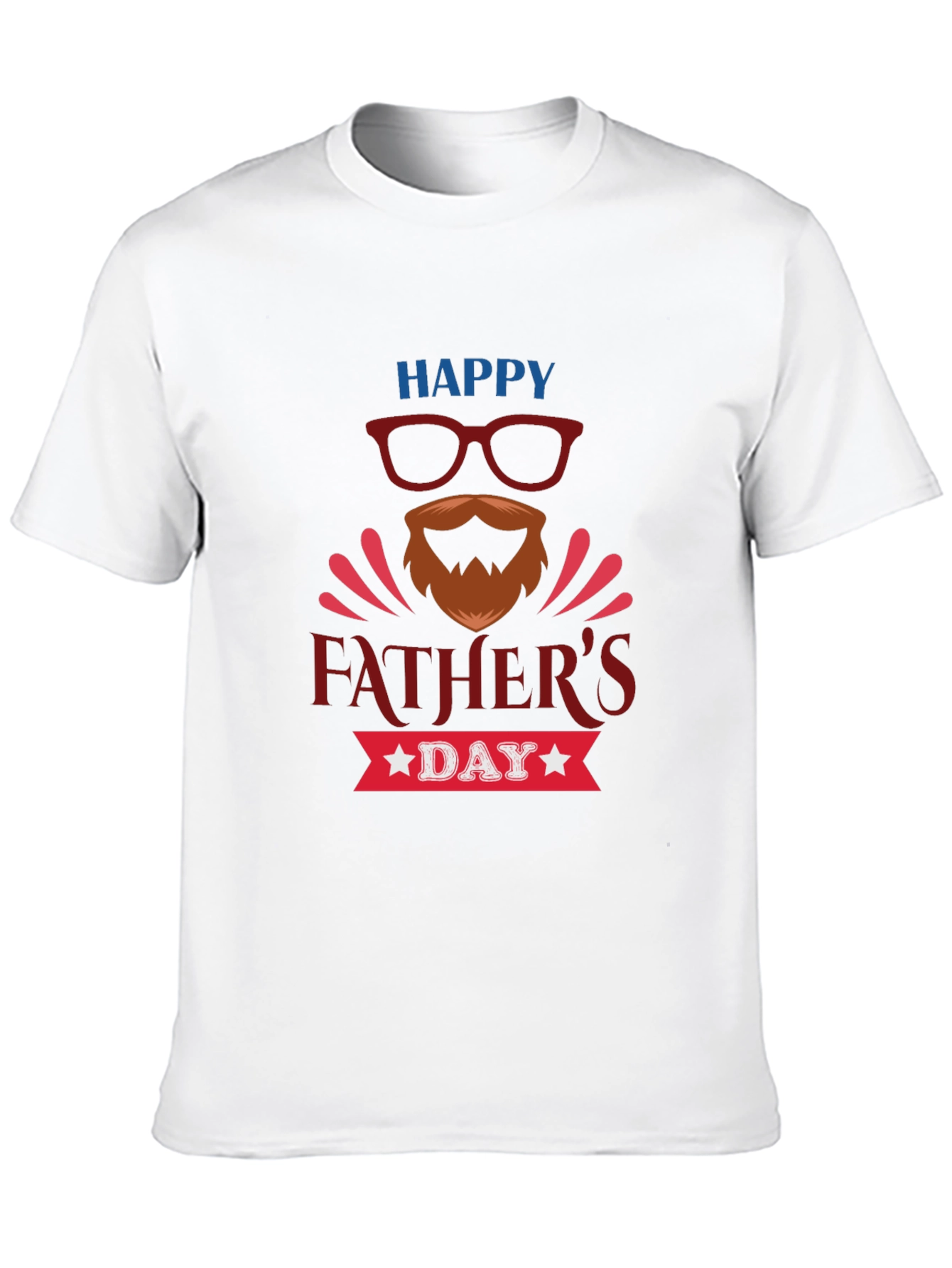 Happy Fathers Day T-Shirt - Black Tee