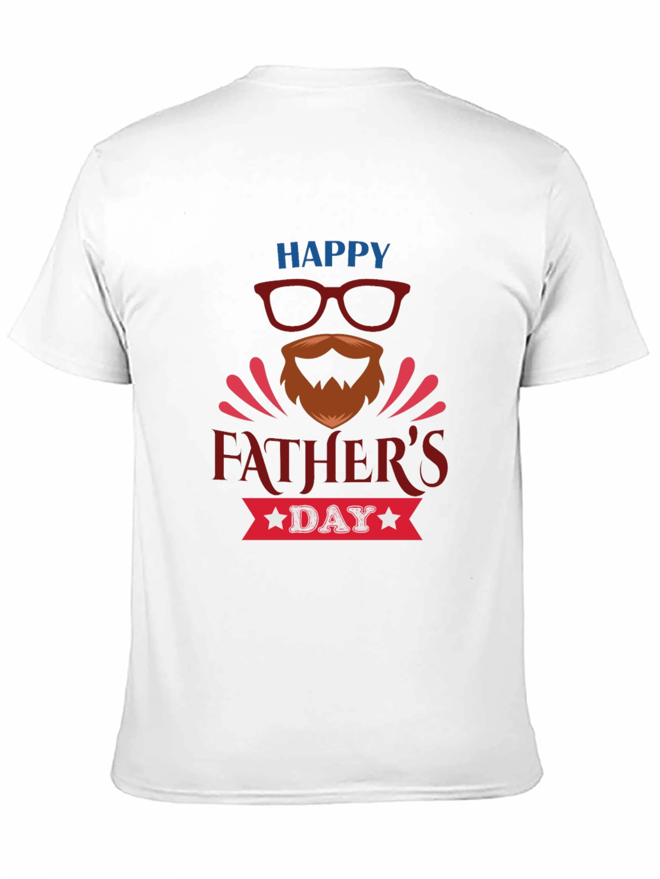Happy Fathers Day T-Shirt - Black Tee