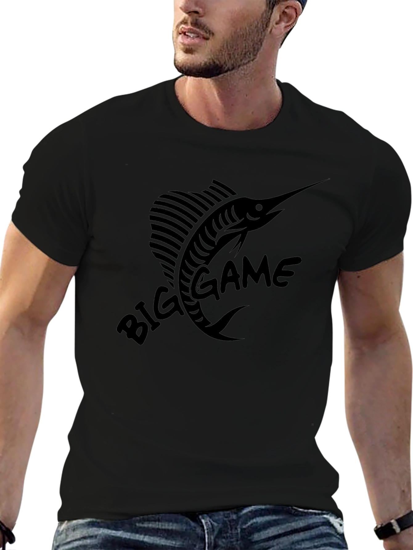 Big Game Fishing T-Shirt - Classic Angler Tee