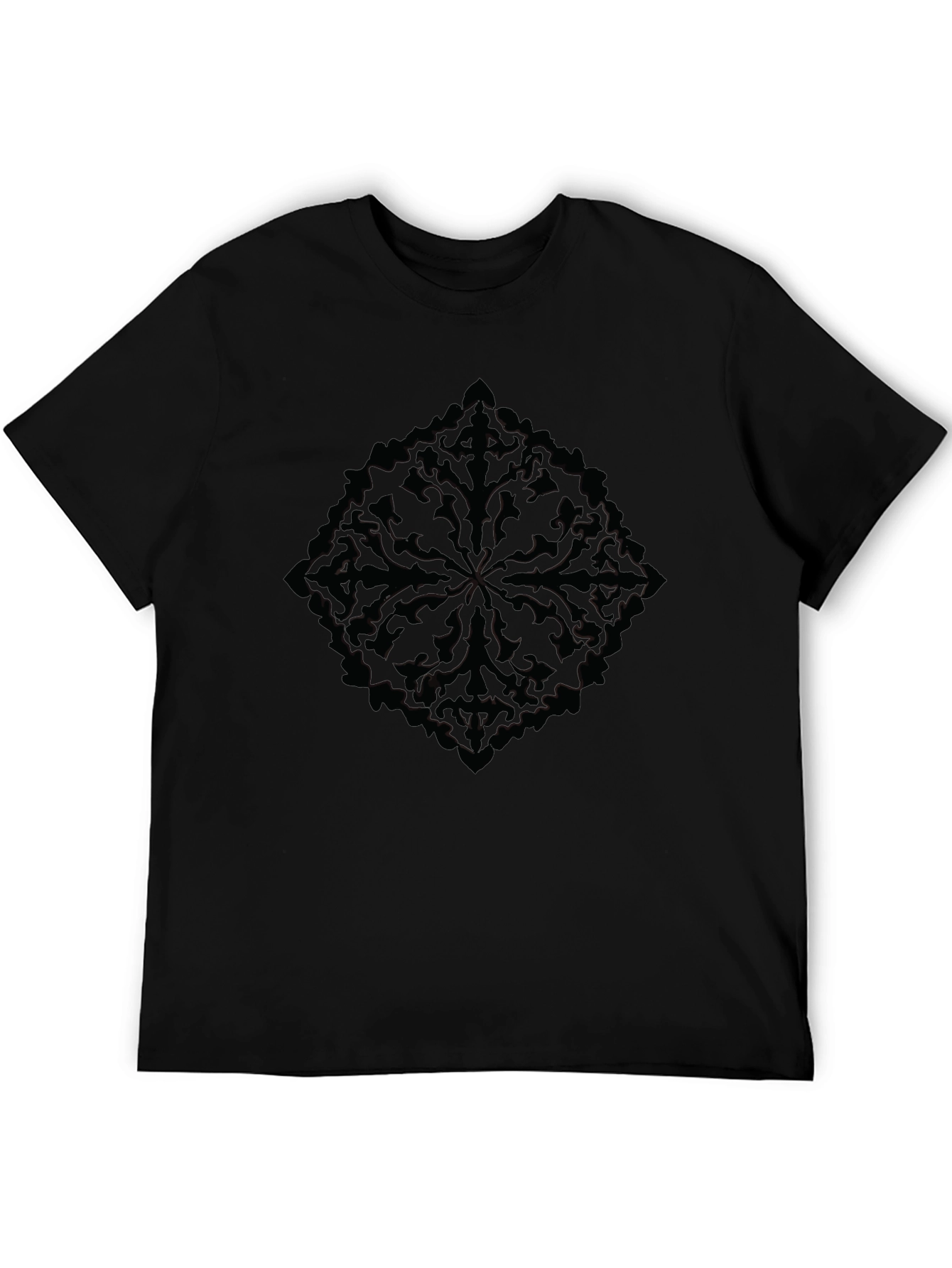 Stylish Black Graphic Tee for Men