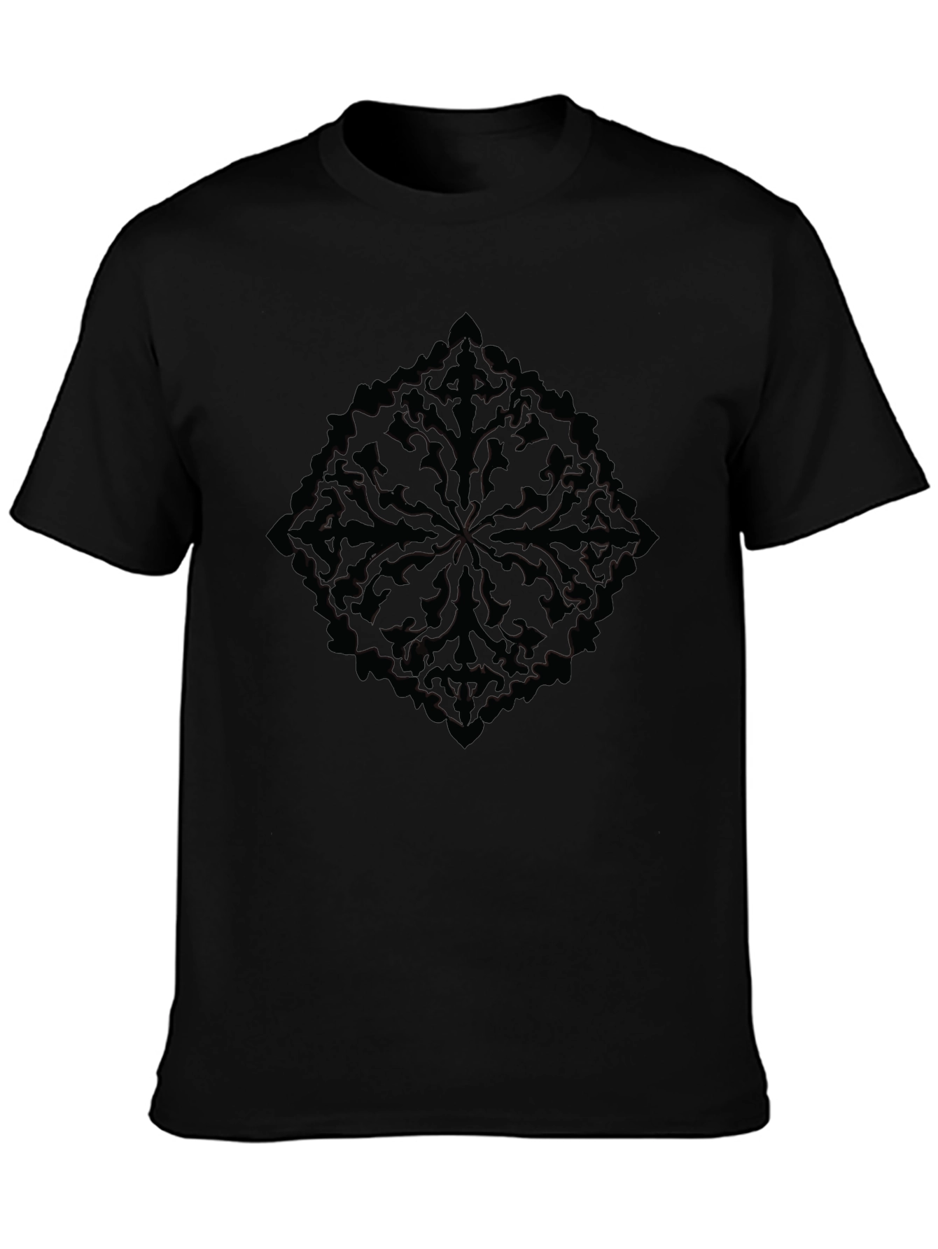 Stylish Black Graphic Tee for Men
