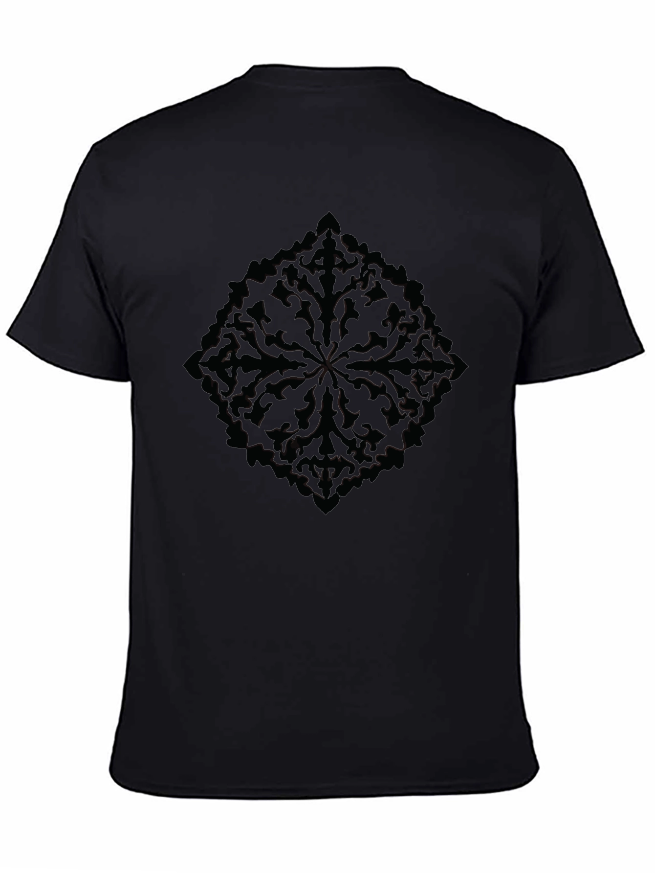Stylish Black Graphic Tee for Men