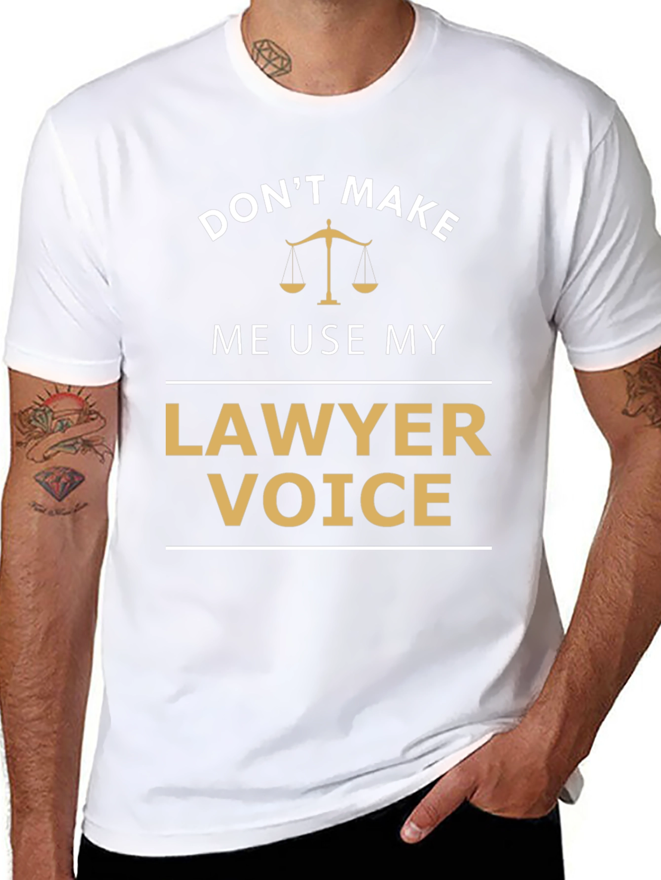Dont Make Me Use My Lawyer Voice T-Shirt
