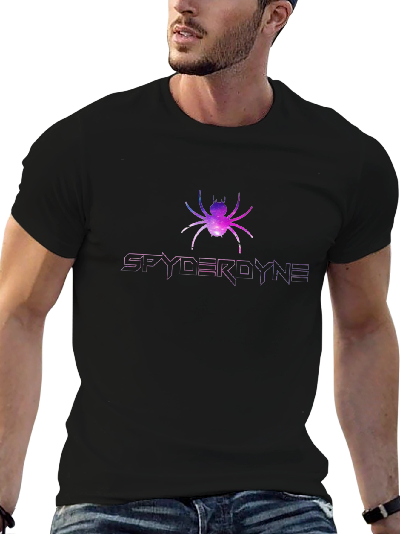 Spyderdyne Graphic T-Shirt - Galaxy Spider Design