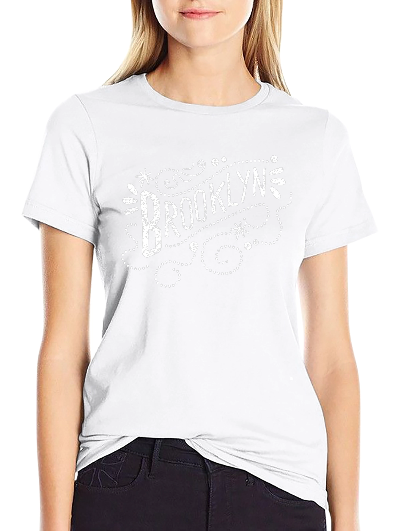 Brooklyn Graphic T-Shirt - Mens Black Crew Neck Tee