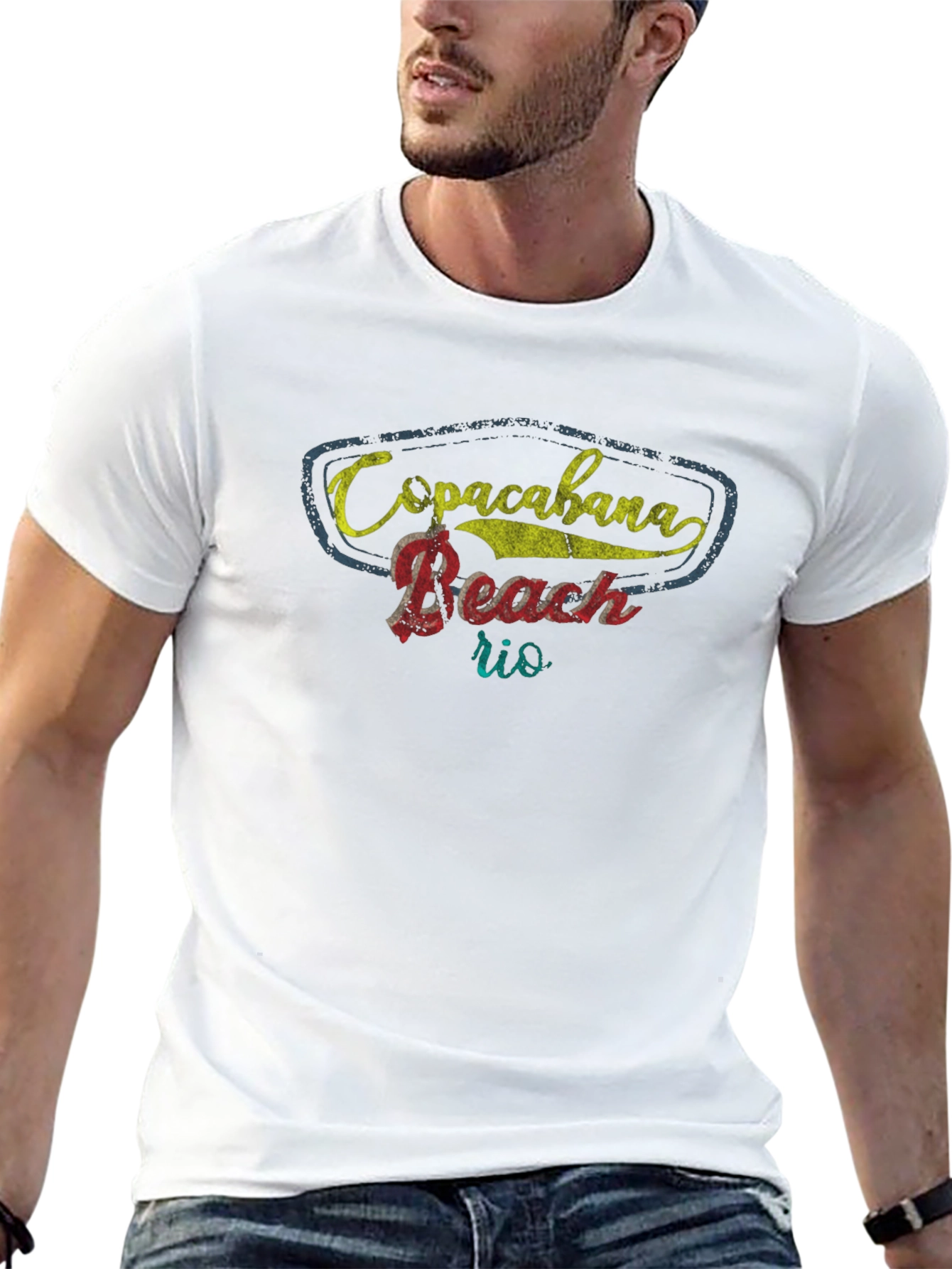 Copacabana Beach Rio Graphic T-Shirt