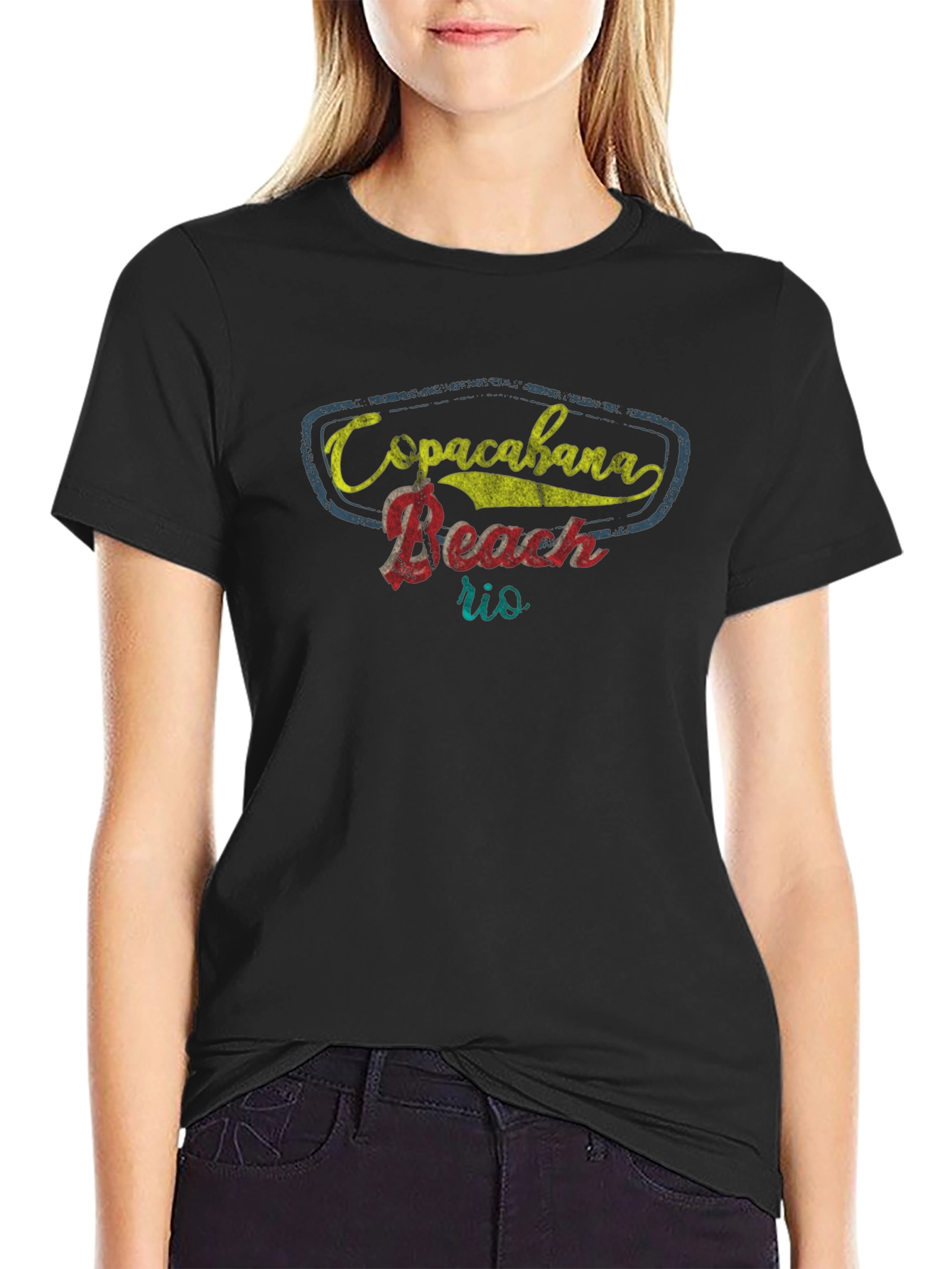 Copacabana Beach Rio Graphic T-Shirt