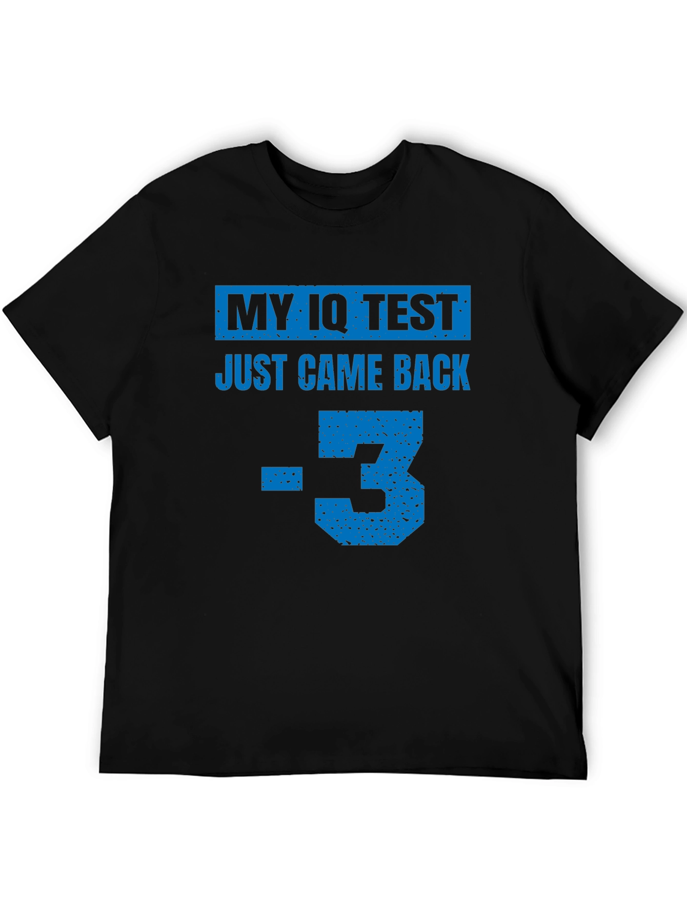 Funny IQ Test Result Graphic T-Shirt