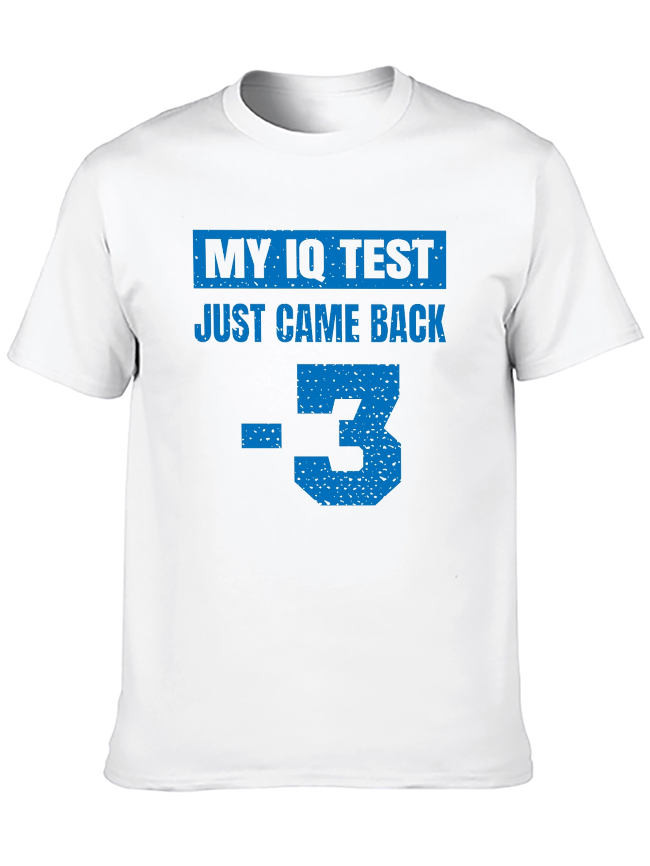 Funny IQ Test Result Graphic T-Shirt