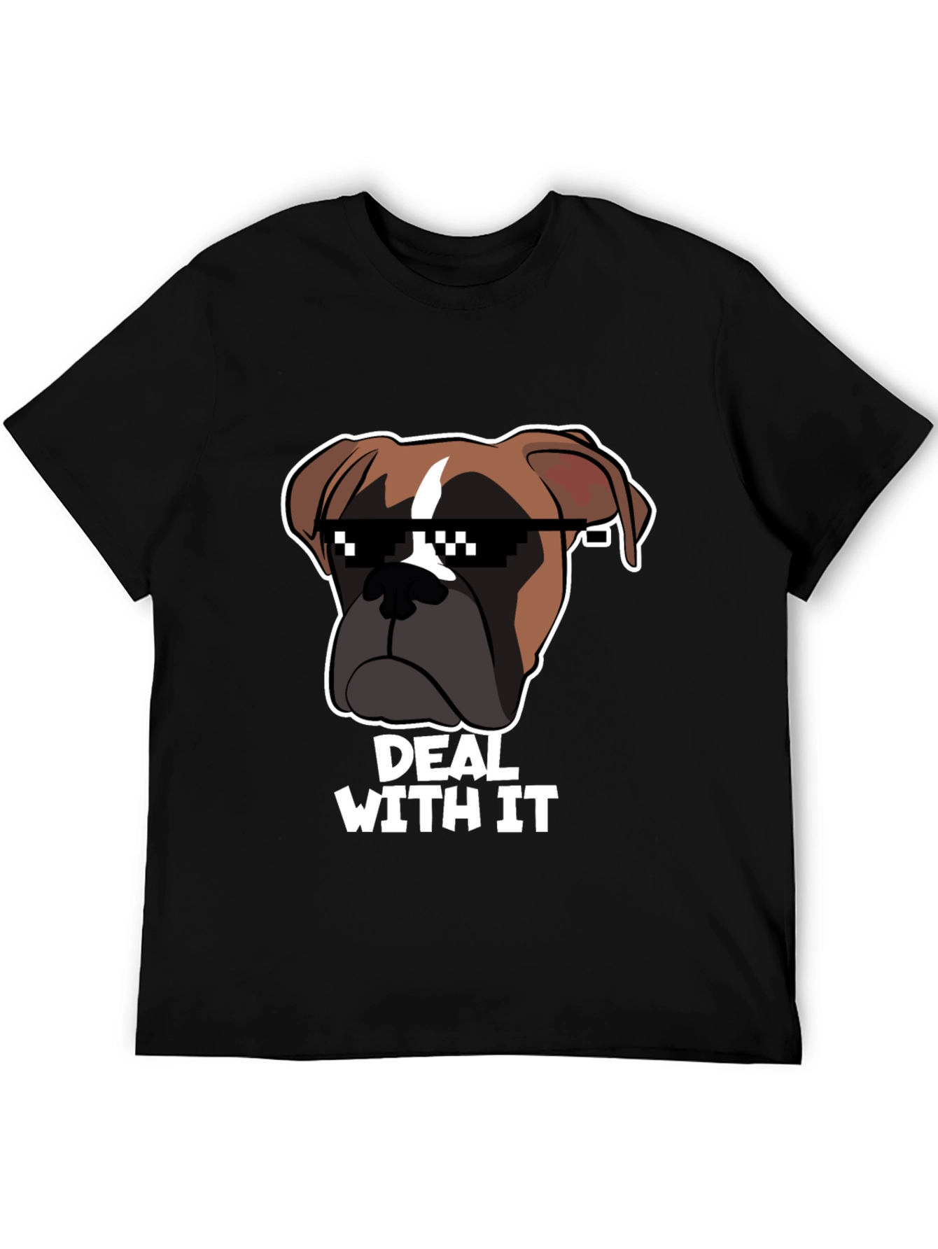 Deal With It Dog T-Shirt | Funny Dog Meme Tee | Cool Dog Graphic Shirt | Dog Lover Gift | Free Shipping $50+
