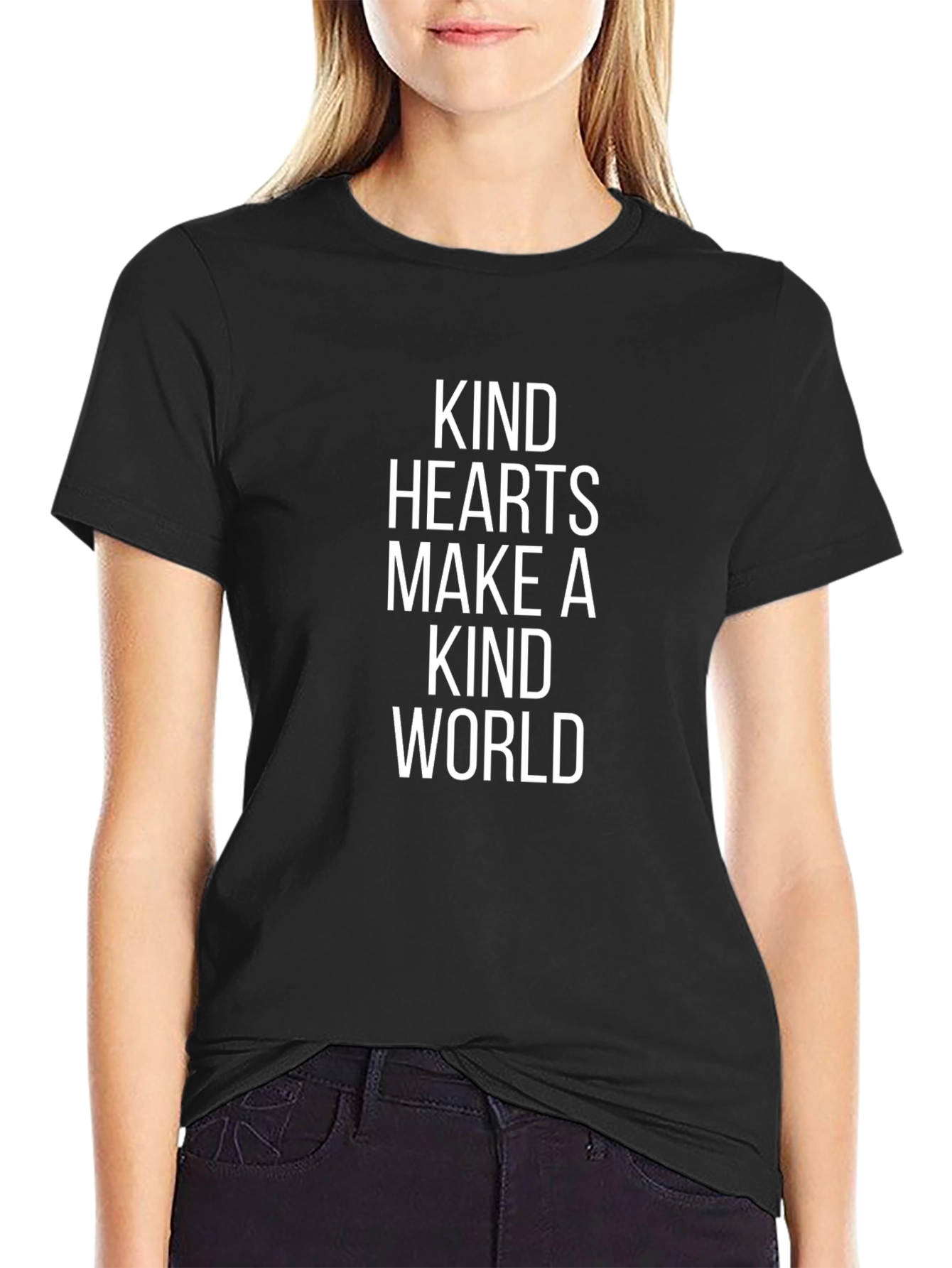 Kind Hearts Make a Kind World Graphic Tee