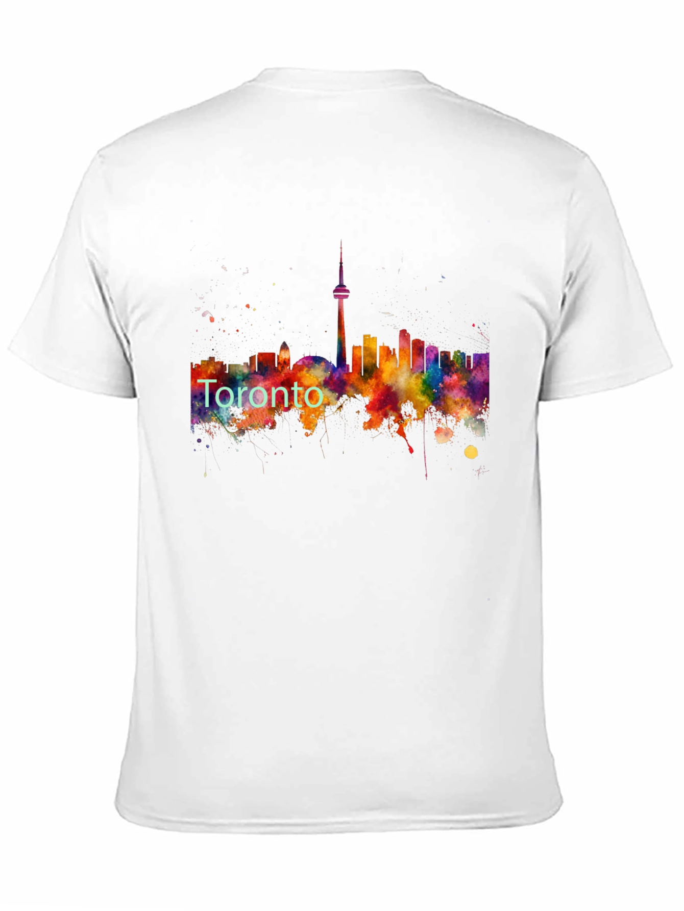 Toronto Skyline Black T-Shirt